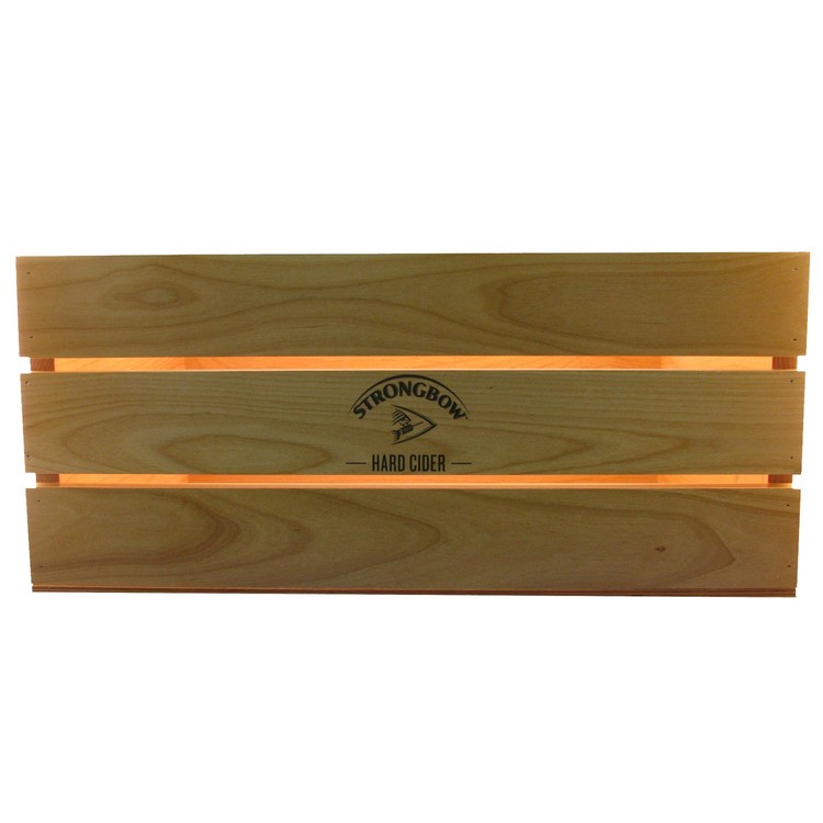 Wood Crate, 21" x 16" x 9" 3