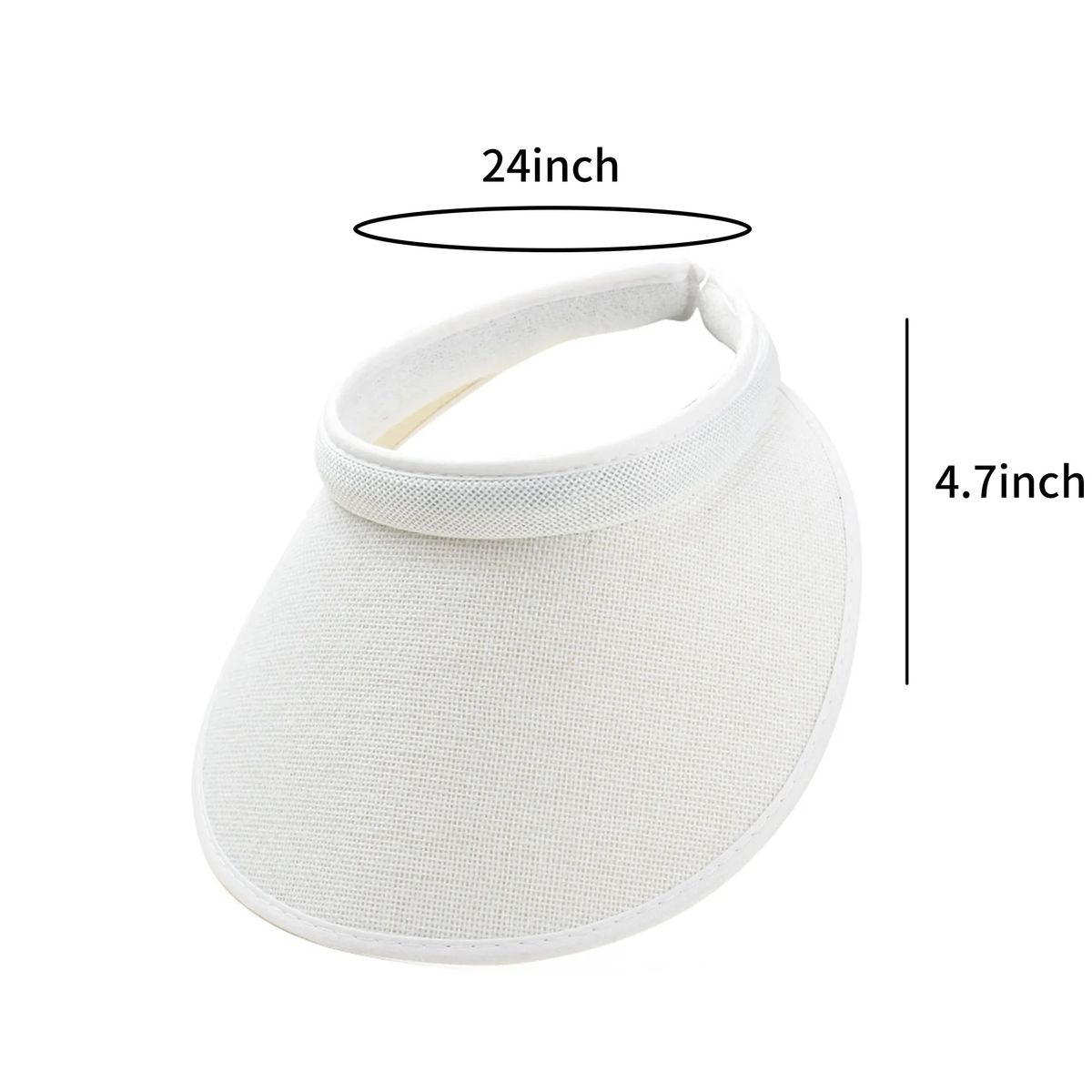 Lightweight Linen Visor Cap For UV Protection 10