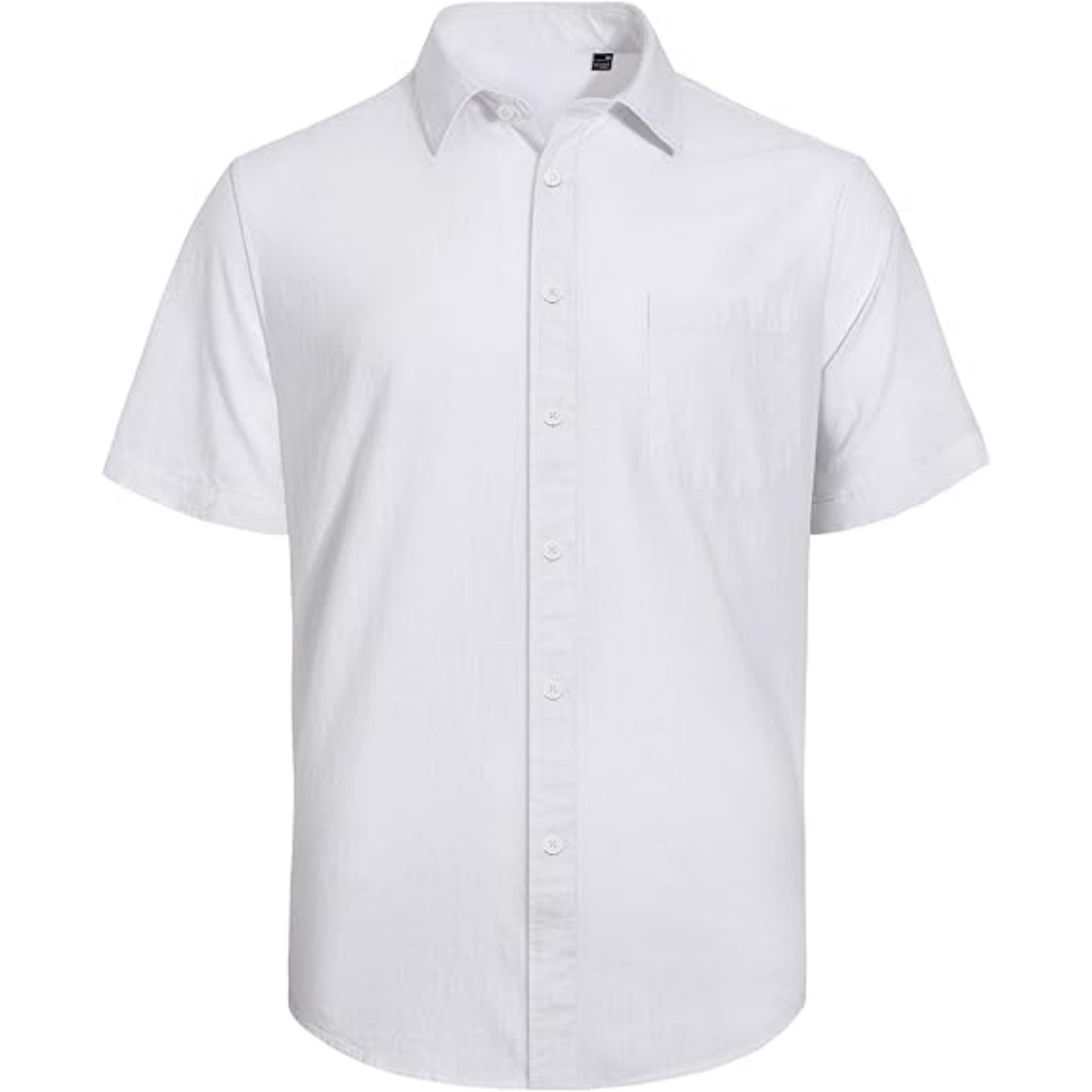 Men's Cotton Linen Short Sleeve Shirt 24