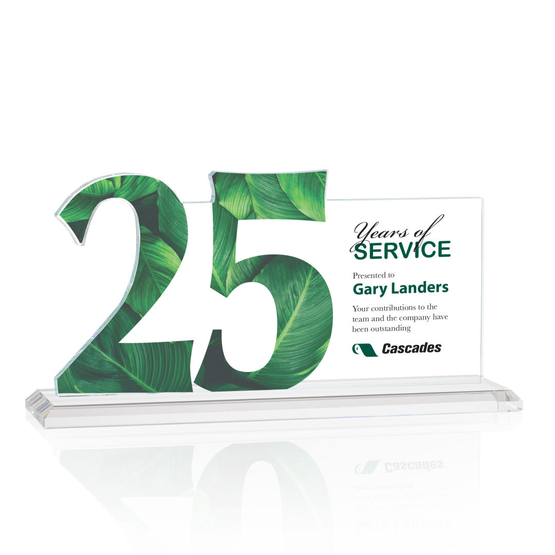 Hazelton VividPrint™ Award - Clear 8