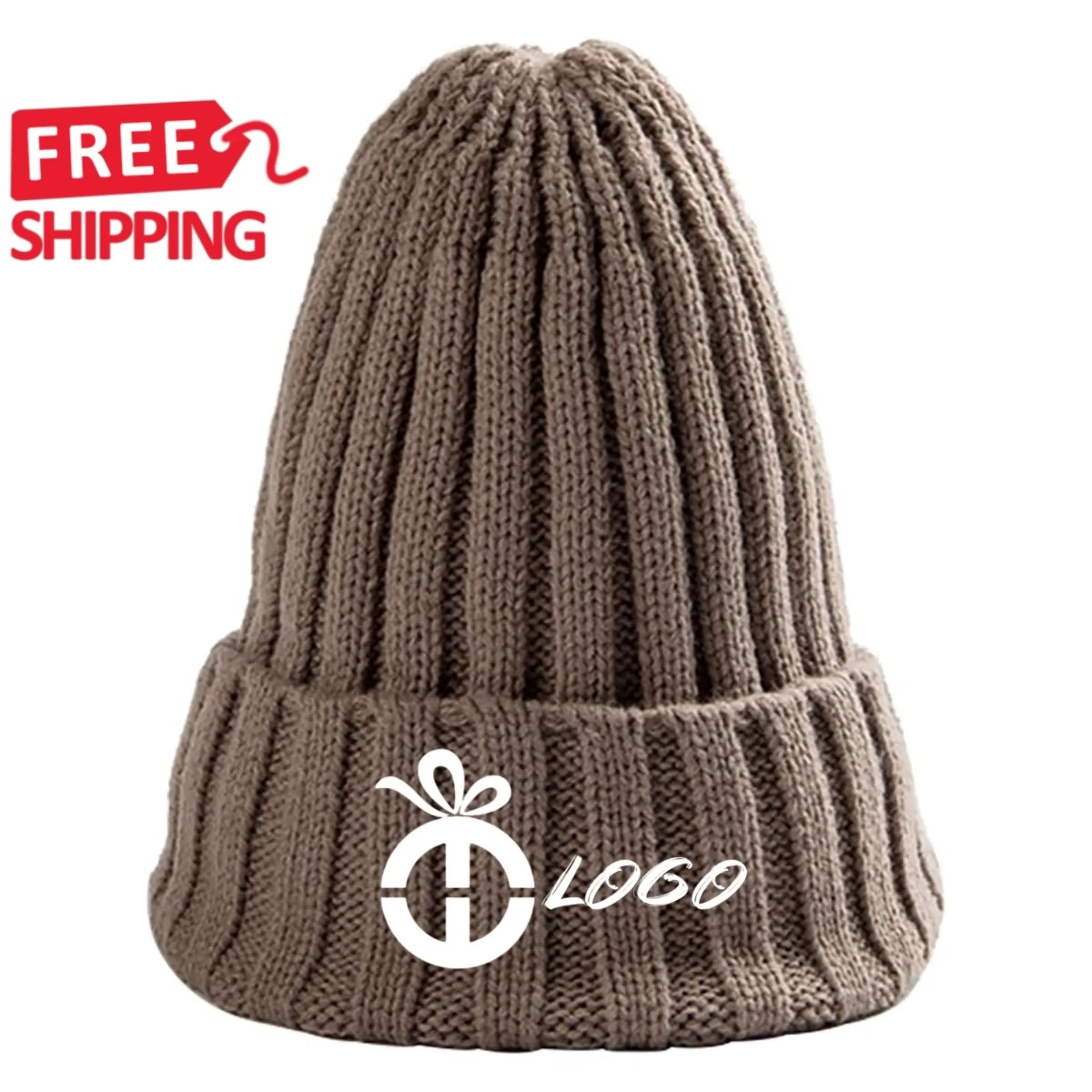 Warm Brimless Knit Beanie Hat for Men Women 15