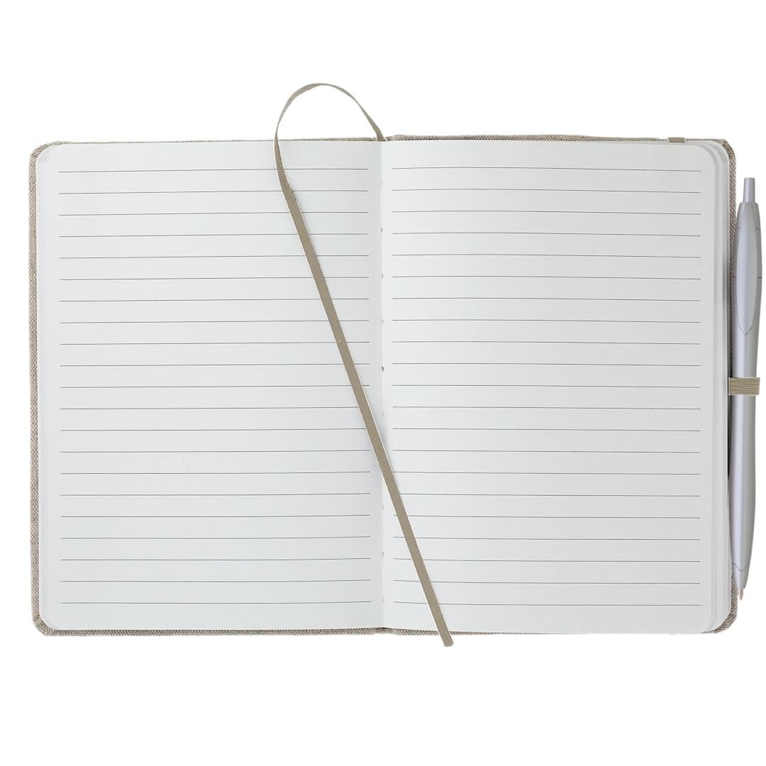 FSC® Mix 5" x 7" Recycled Cotton Bound Notebook 42