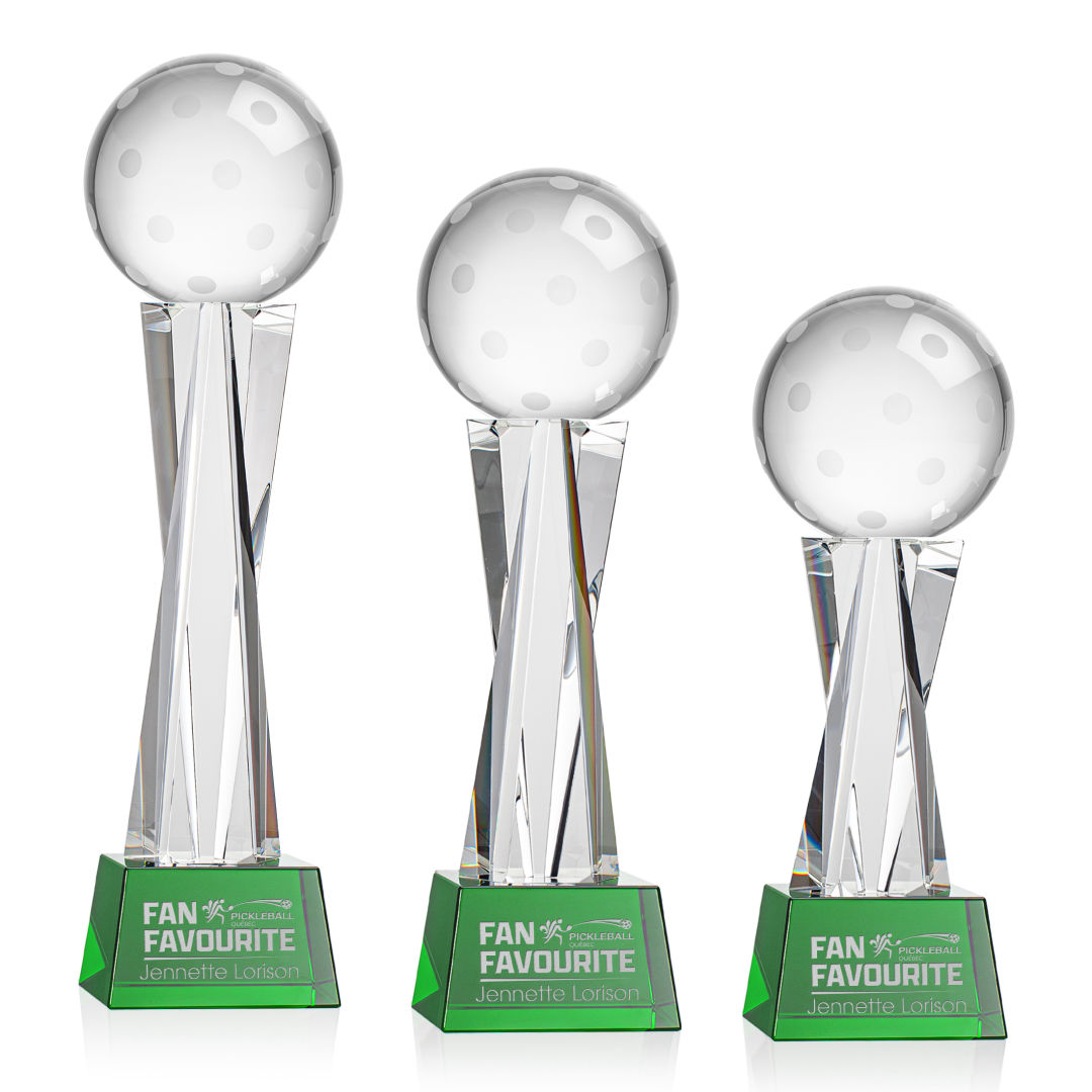 Pickleball Award on Grafton Base - Green 2