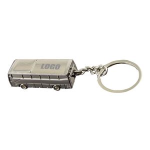 Unique Bus Shaped Alloy Key Chain With Split Ring 14