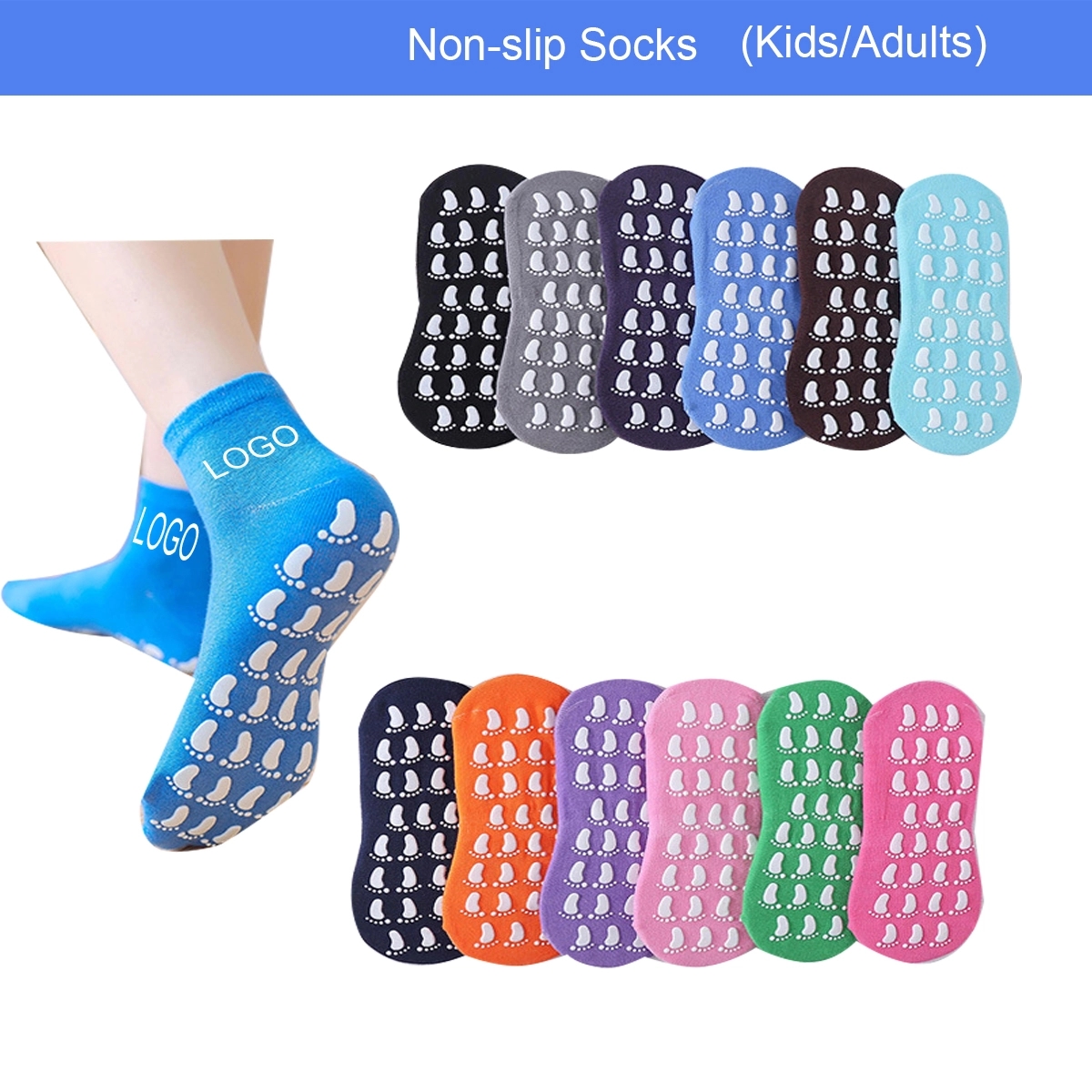 No Skid Socks Non-slip 2