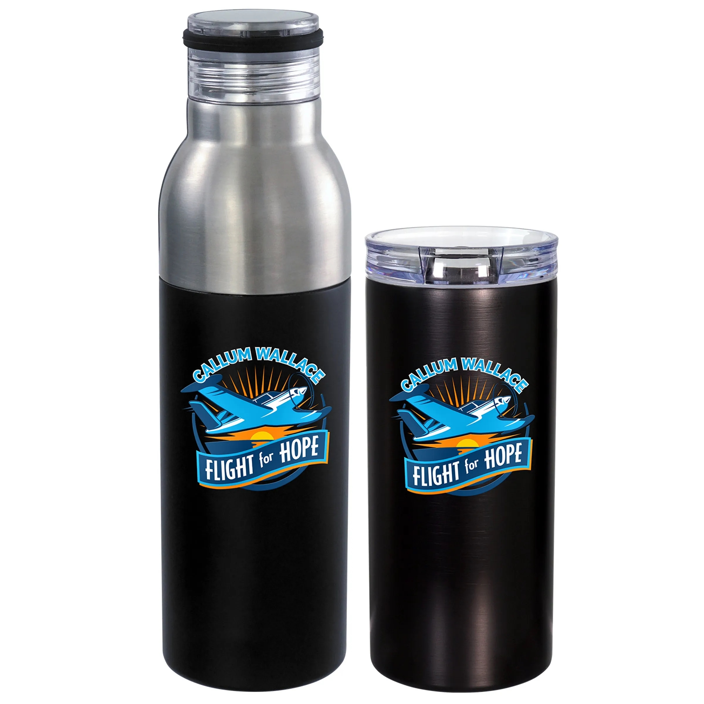 Stainless Tumbler Bottle Combo 7
