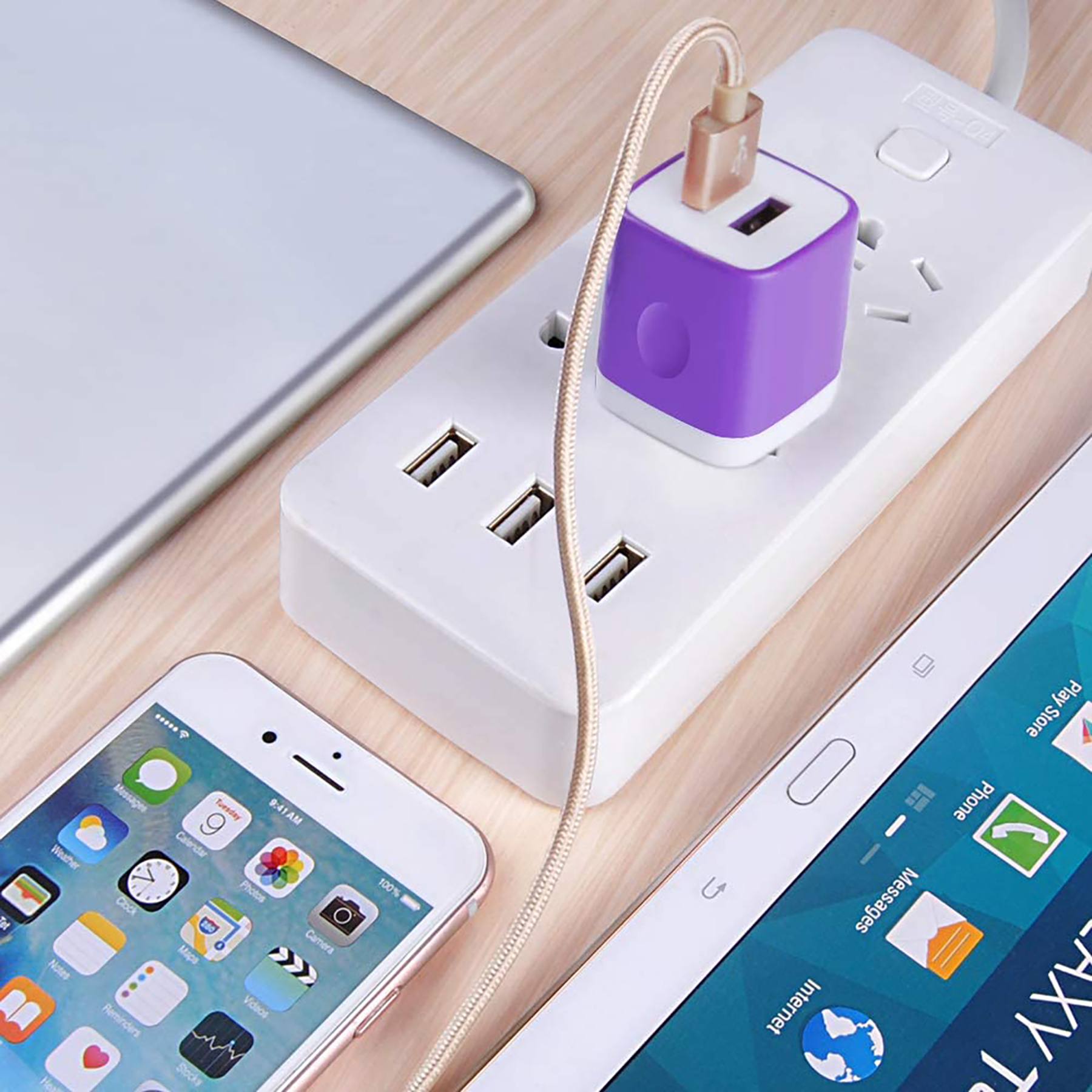 2 Port USB Wall Charger 5