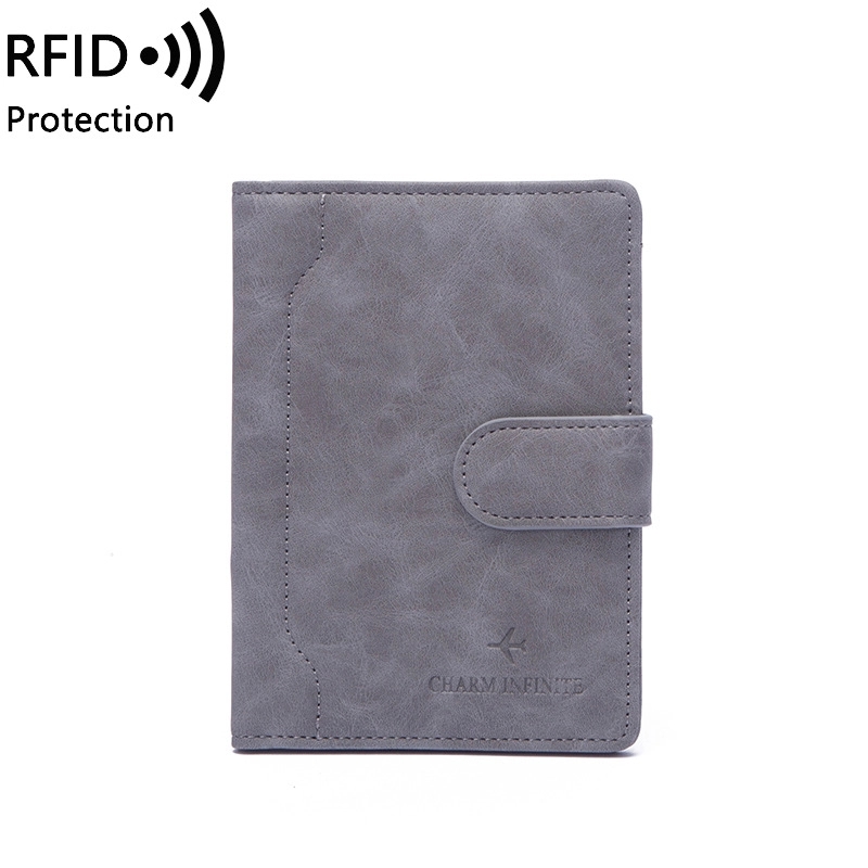 Rfid Blocking Travel Passport Holder Cover Slim Id Card Case 8