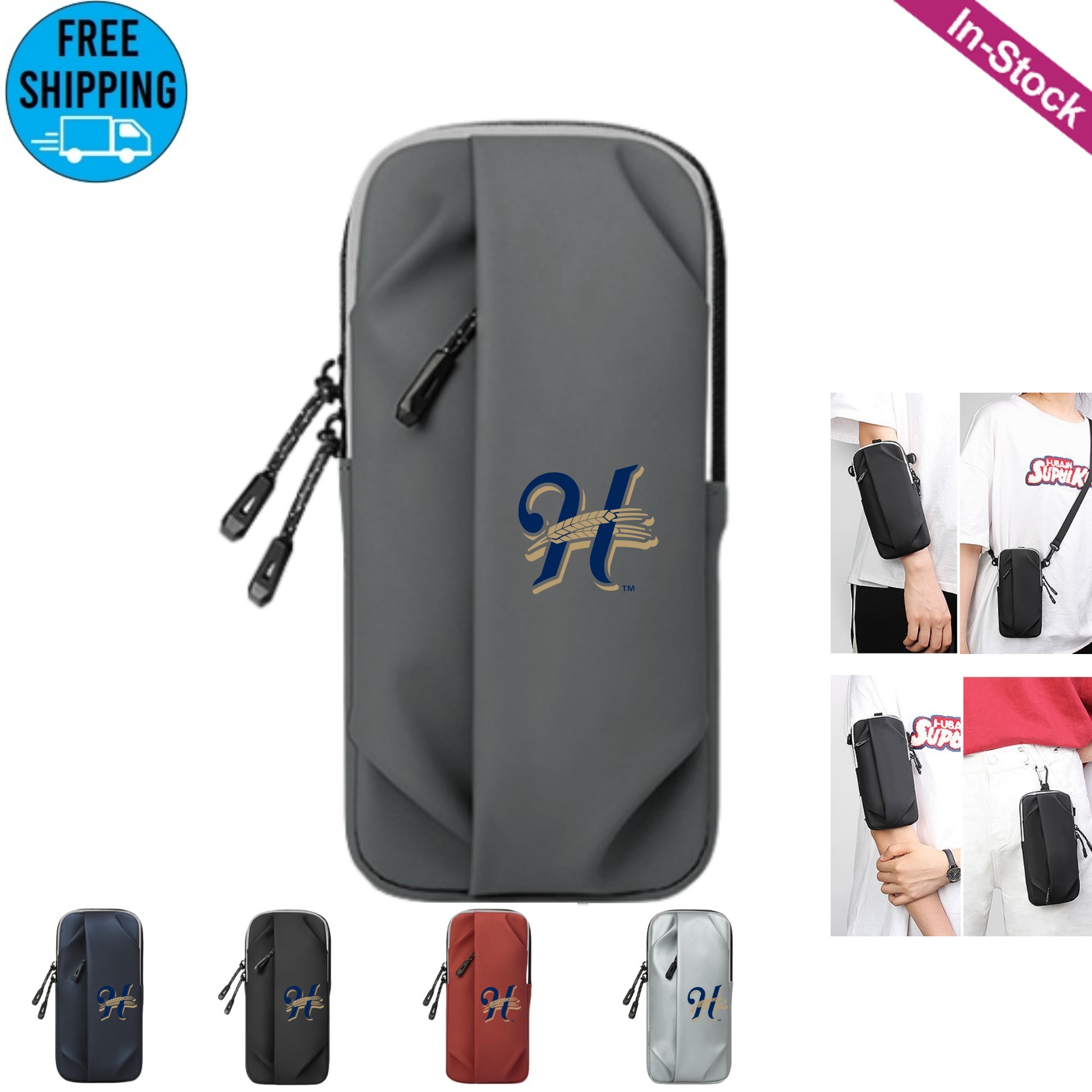 Small Crossbody Shoulder Holsters Bag with Arm Band 3