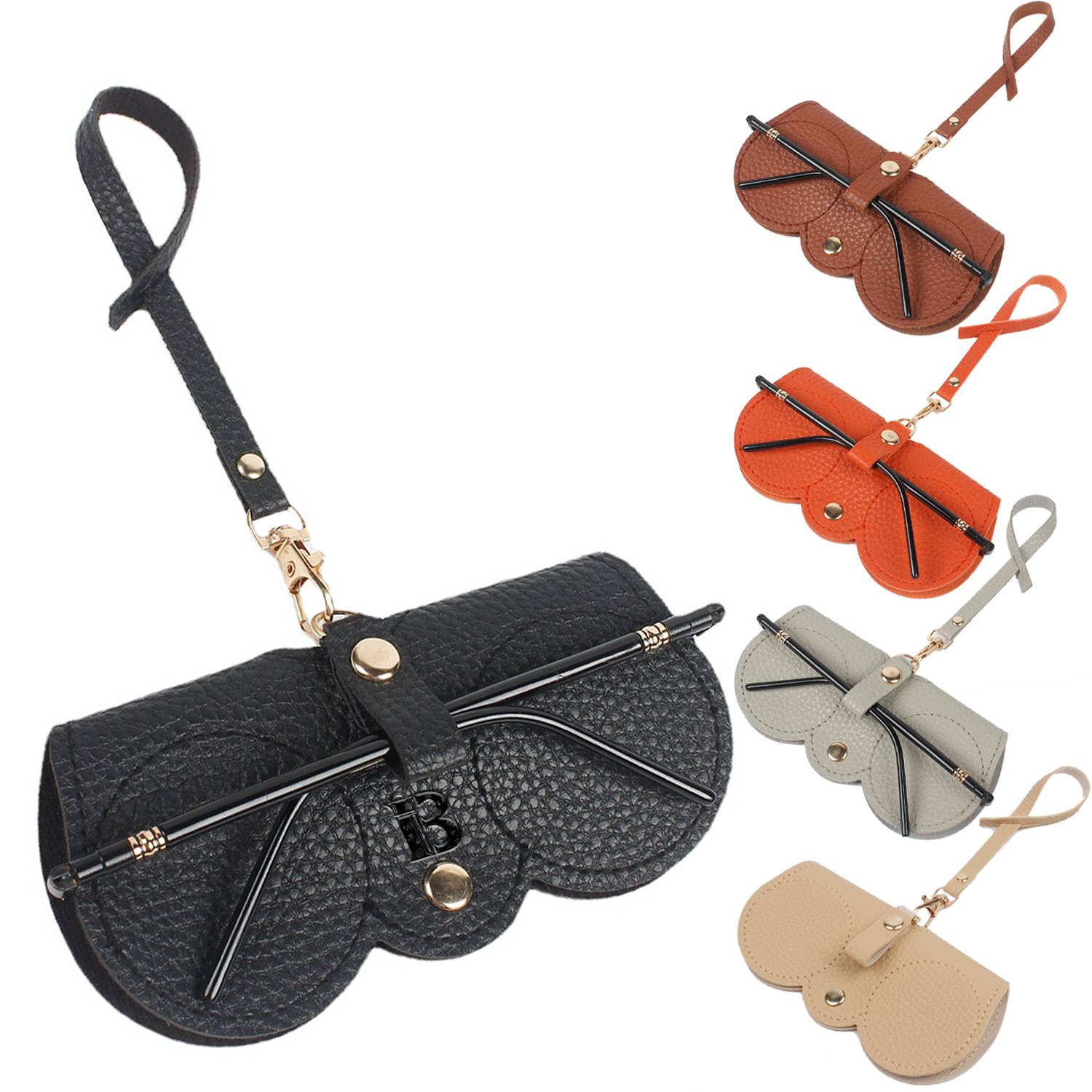 Soft PU Leather Sunglasses Bag 2