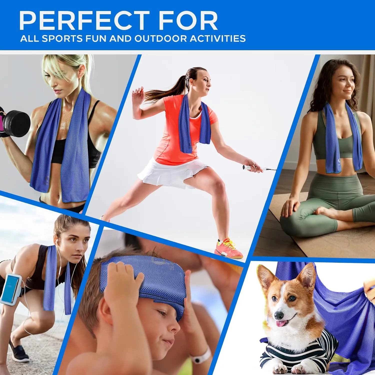 Breathable Chilly Towel with carry bottle 4