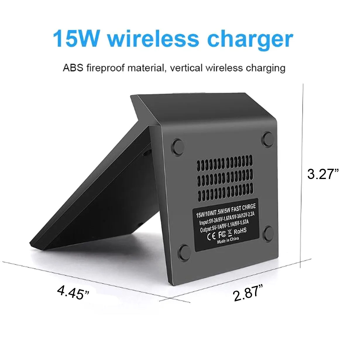 15W Wireless Phone Charger Stand 5