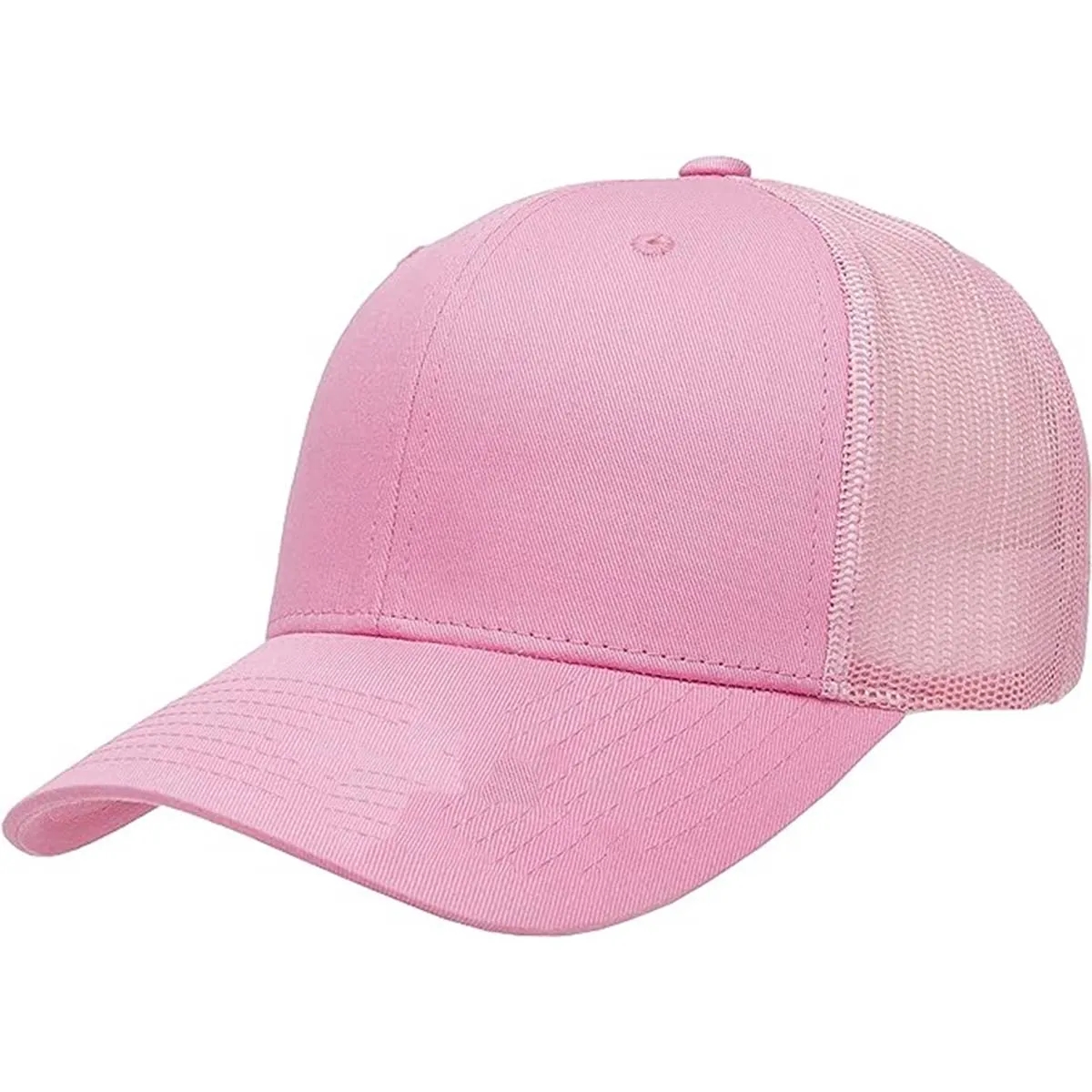 Mesh Cotton Twill Trucker Baseball Cap 6