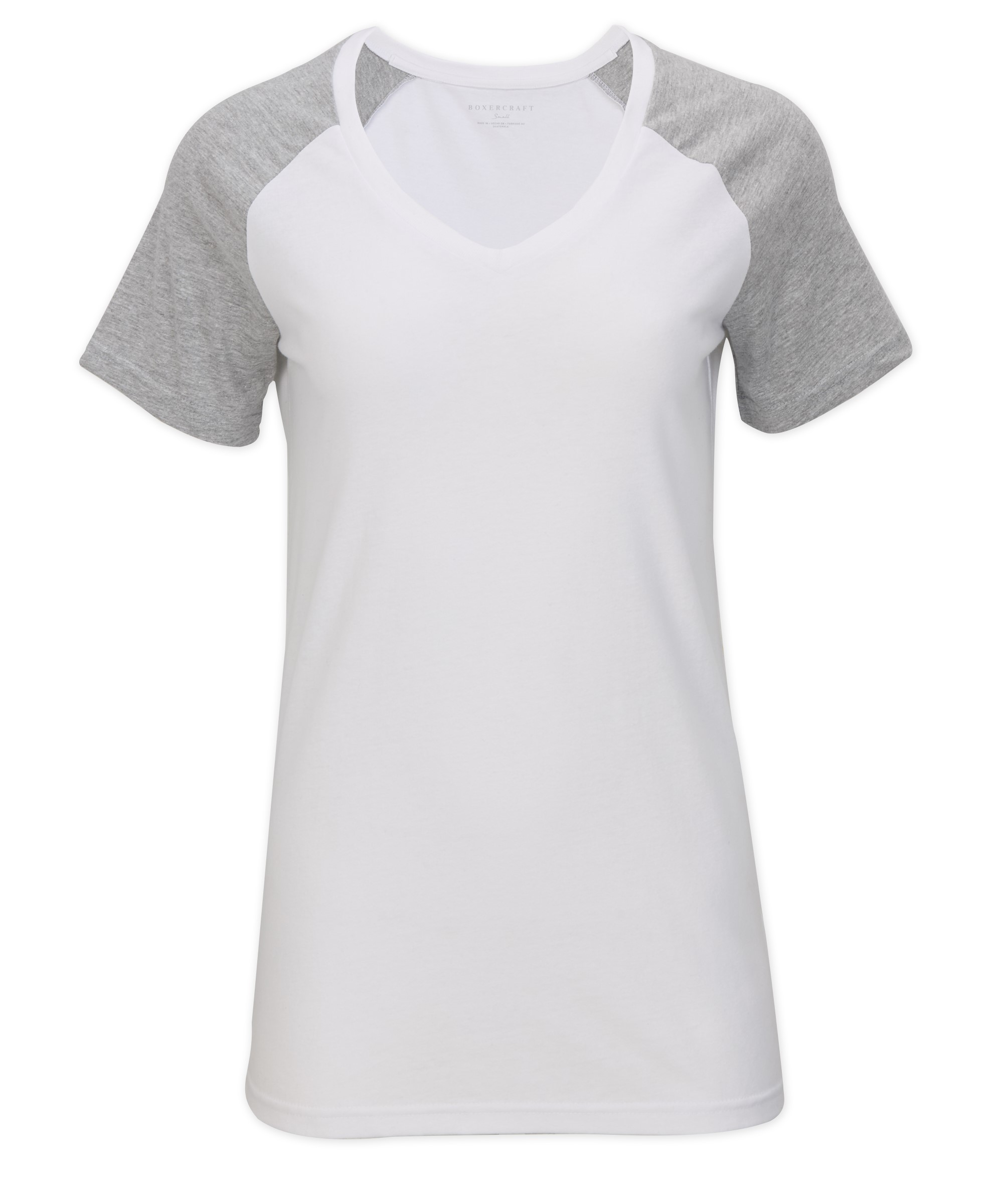 BOXERCRAFT  COLOR BLOCKED V-NECK TEE 3