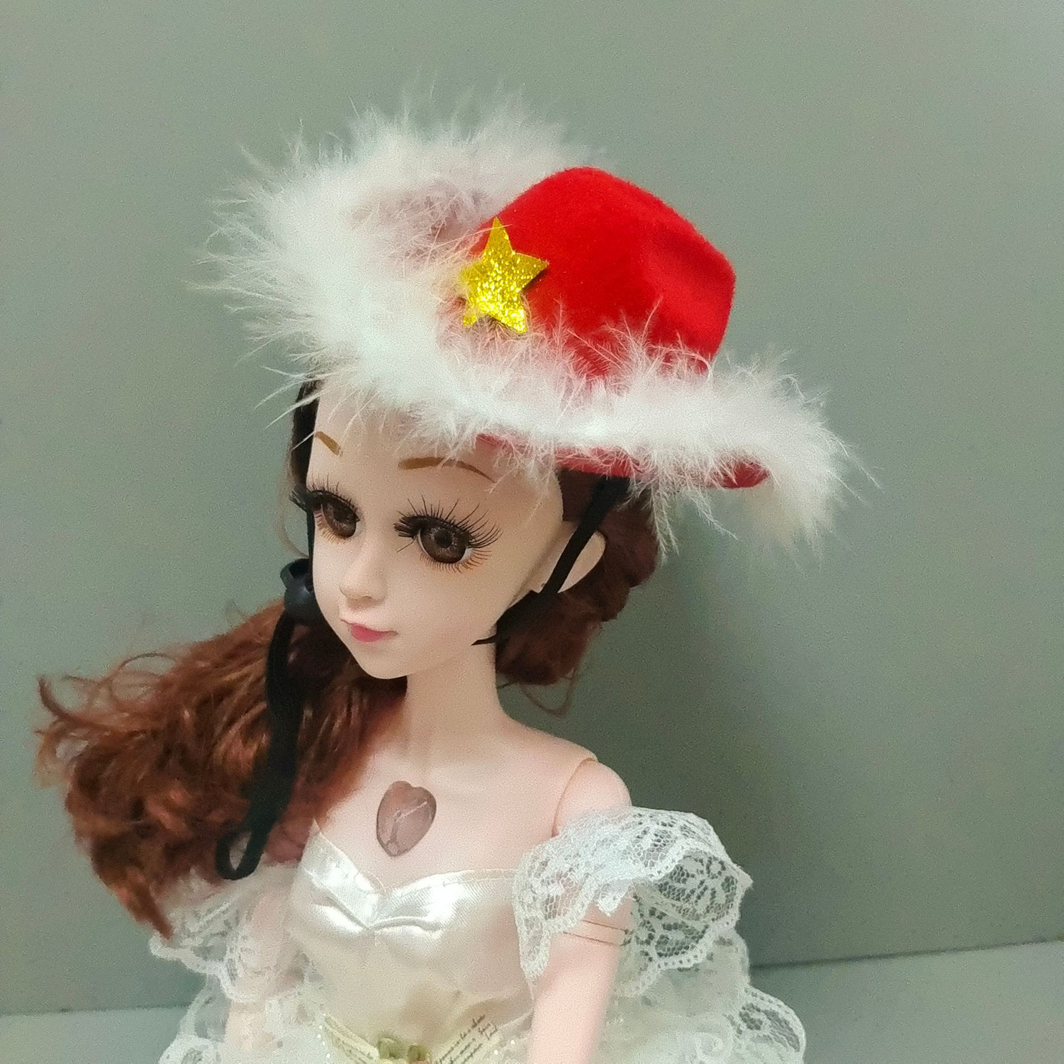 Mini Western Cowboy Cowgirl Miniature Cute Doll Hat 3