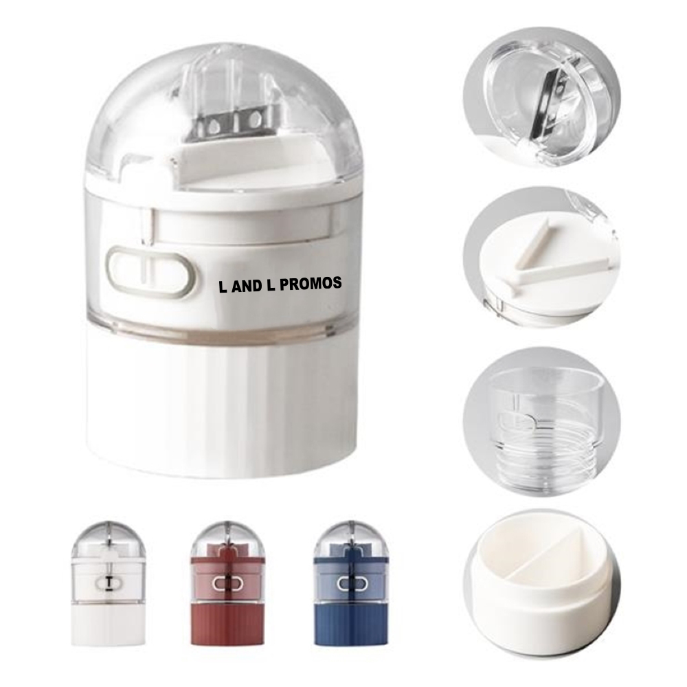 2 in 1 Pill Organizer with Cutter 1