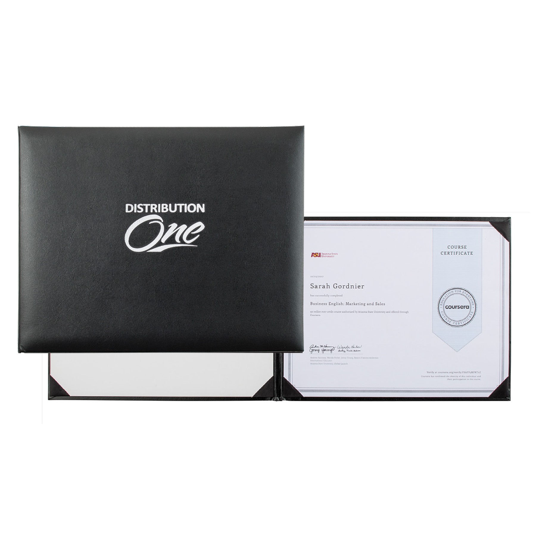 Leatherette Diploma Cover / Certificate Holder 1