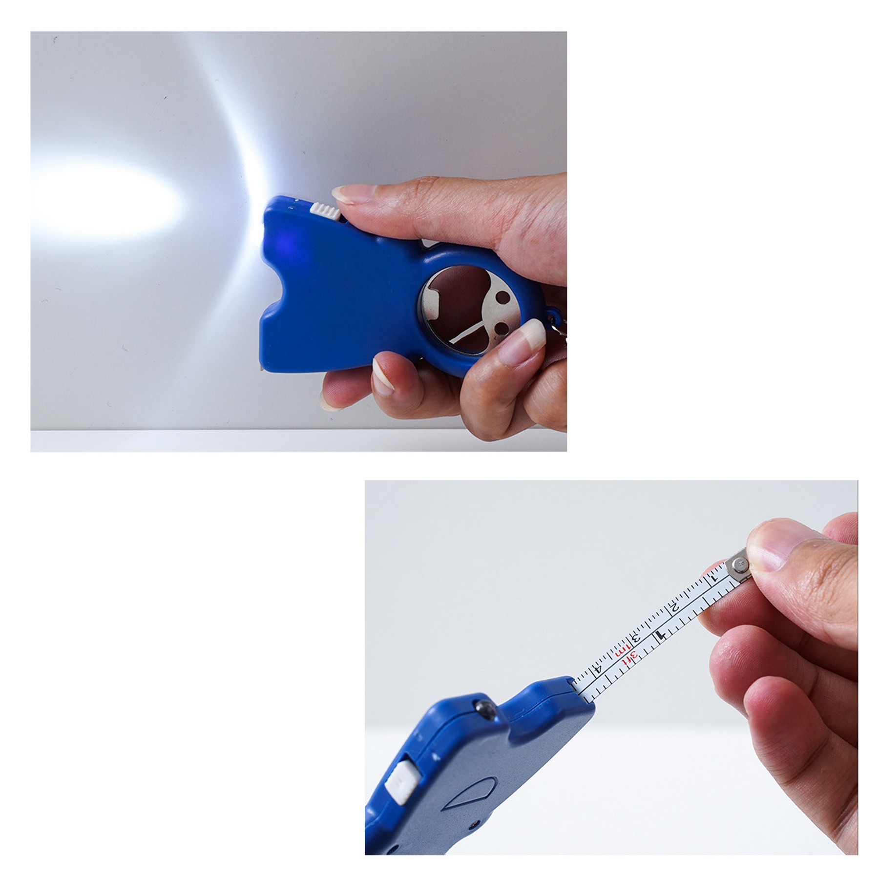 3 in 1 Smile Keychain Opener Flashlight 2