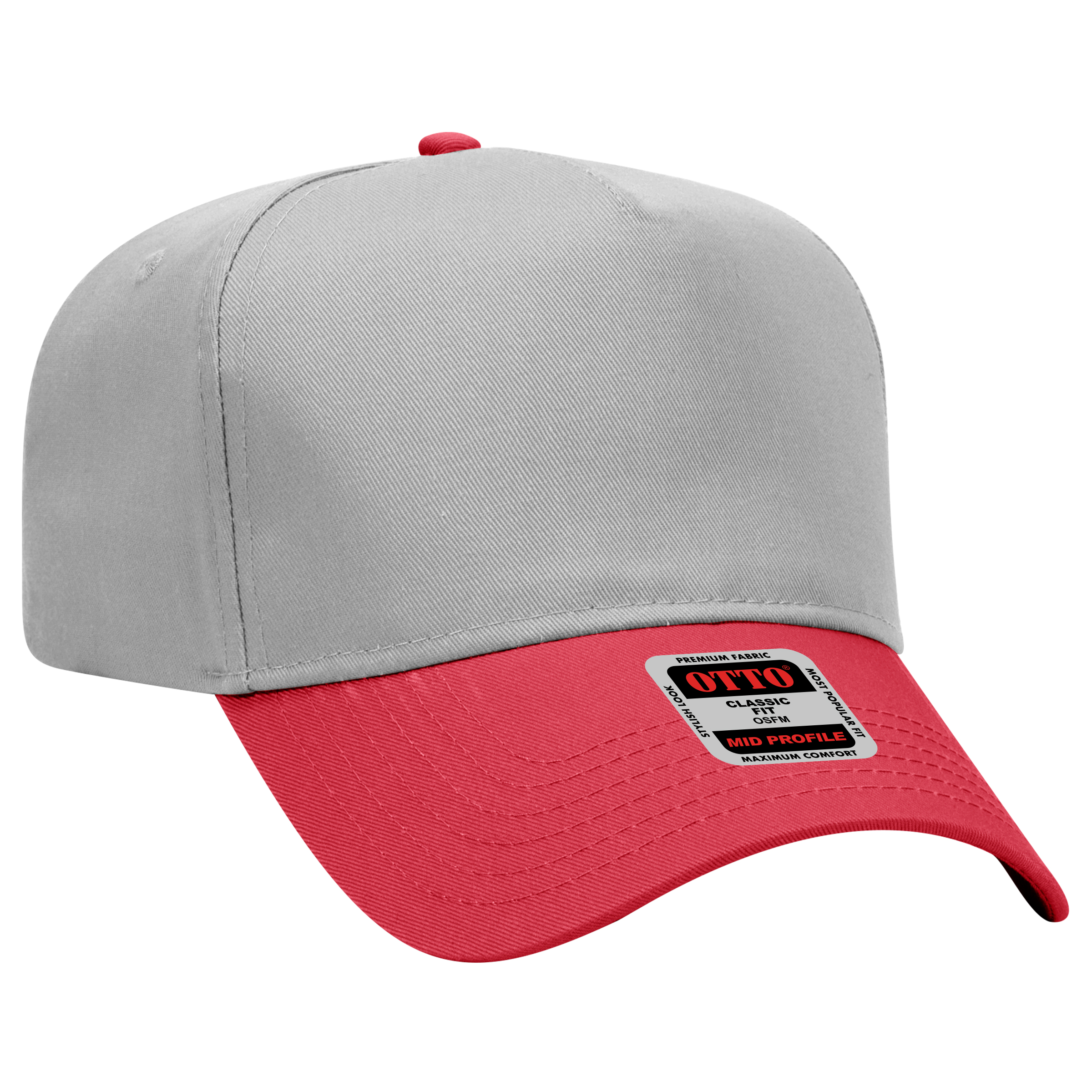OTTO CAP® 5 Panel Mid Profile Baseball Cap 30