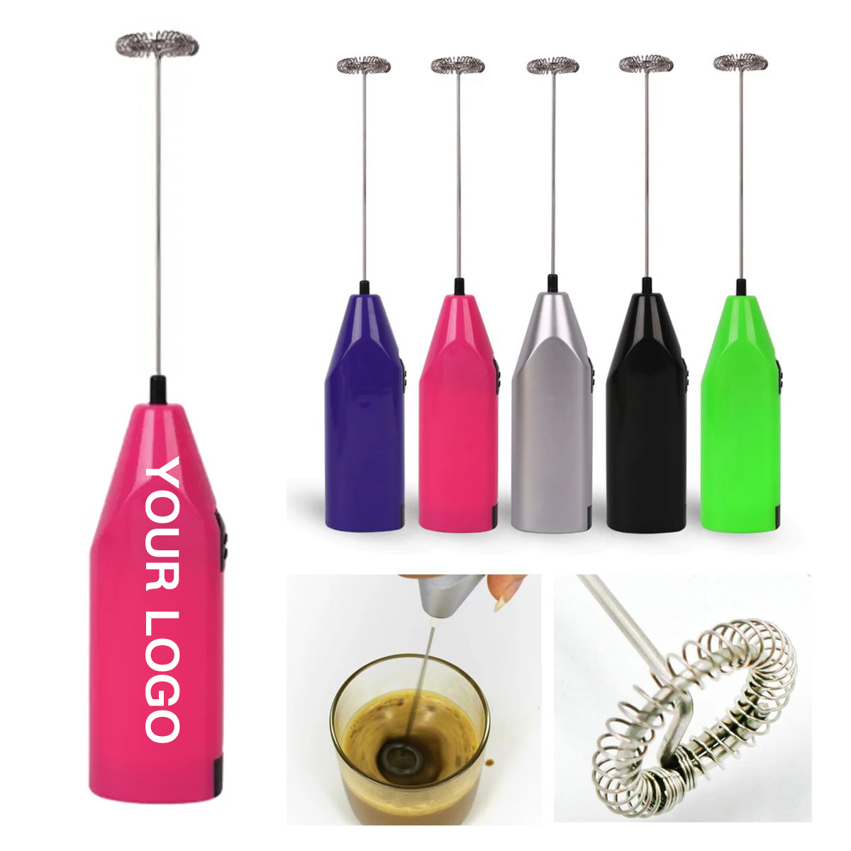 ABS Travel Electric Drink Whisk 6