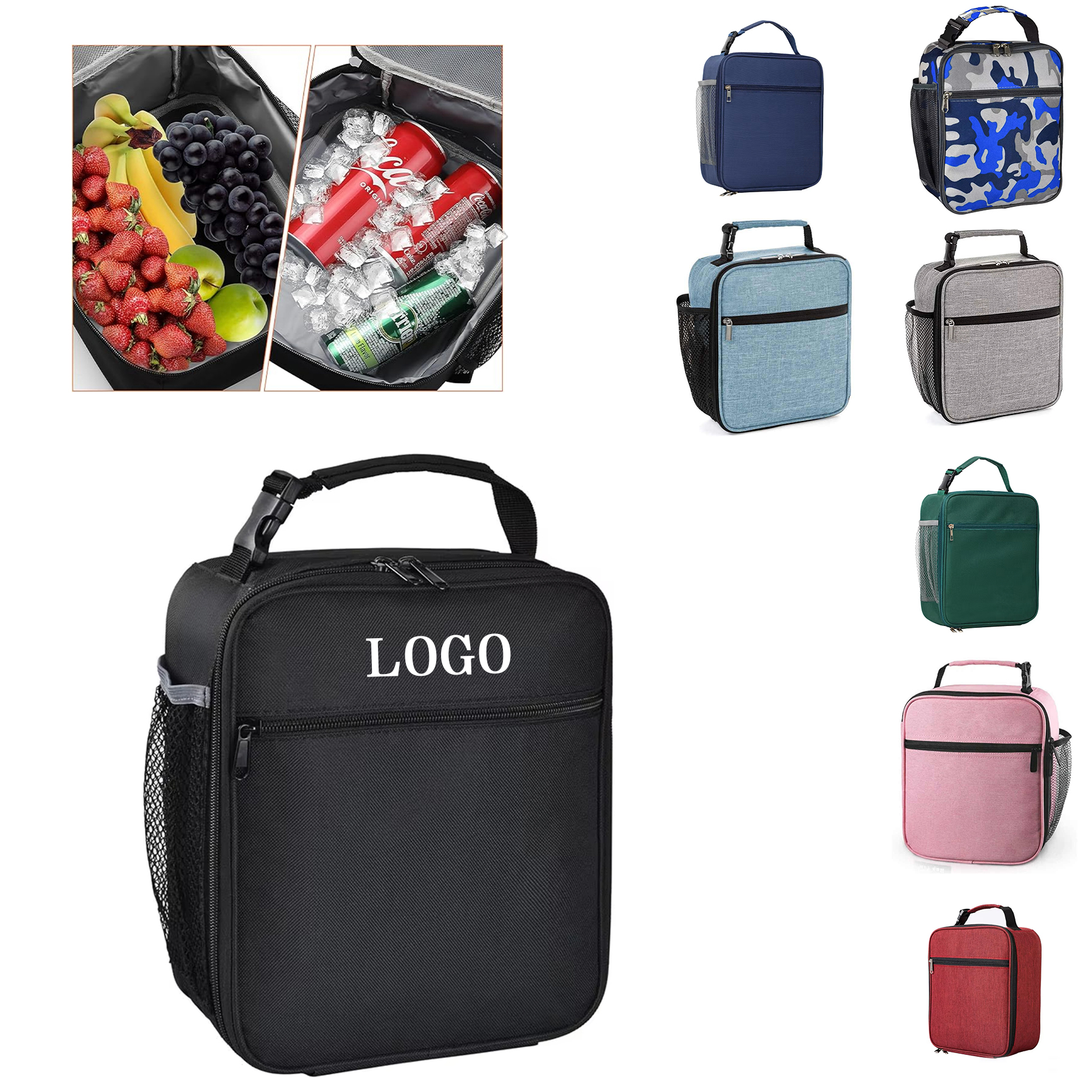 Reusable Insulated Small Lunch Box Bag 5