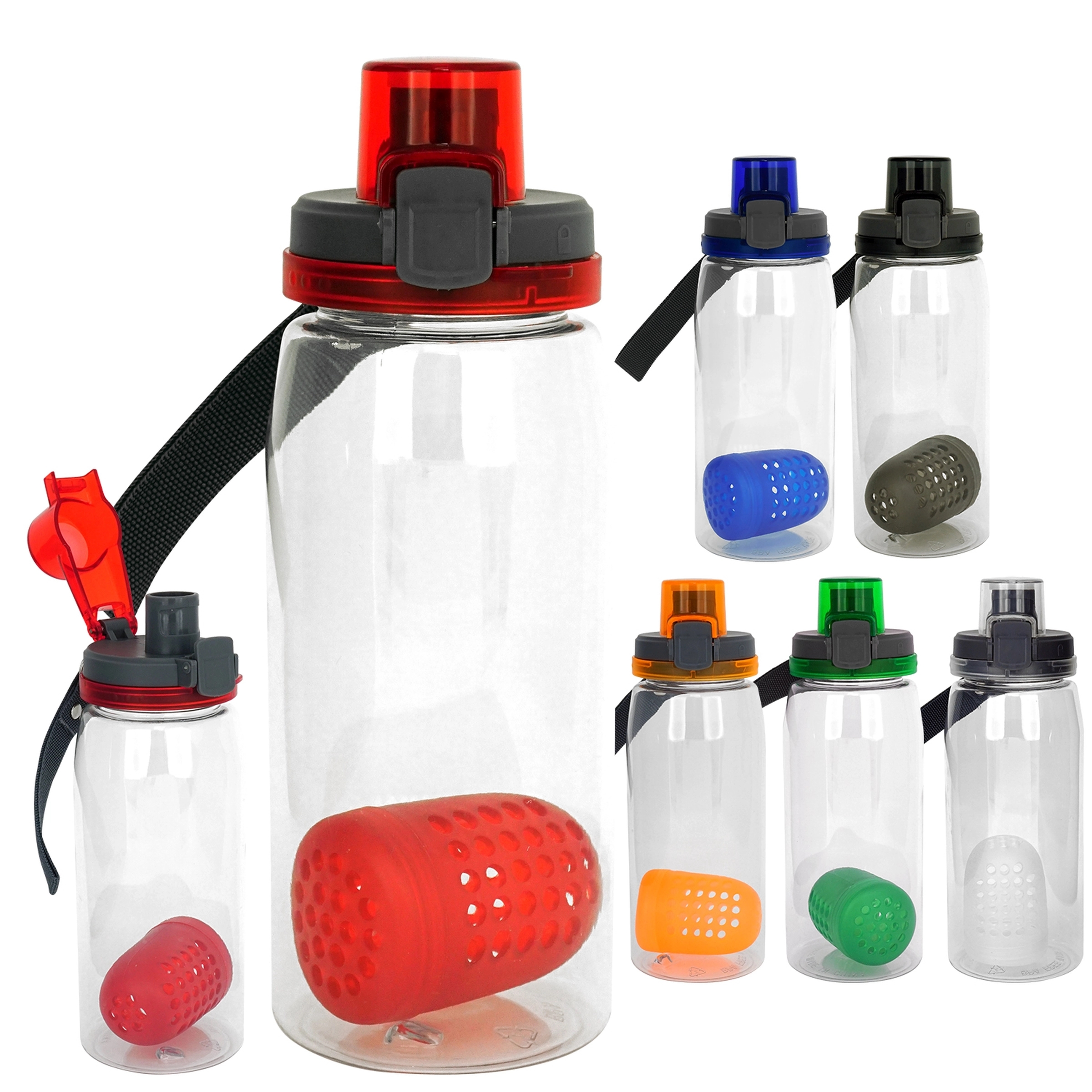 Locking Lid 25 oz. Recycled Bottle with Floating Infuser 13