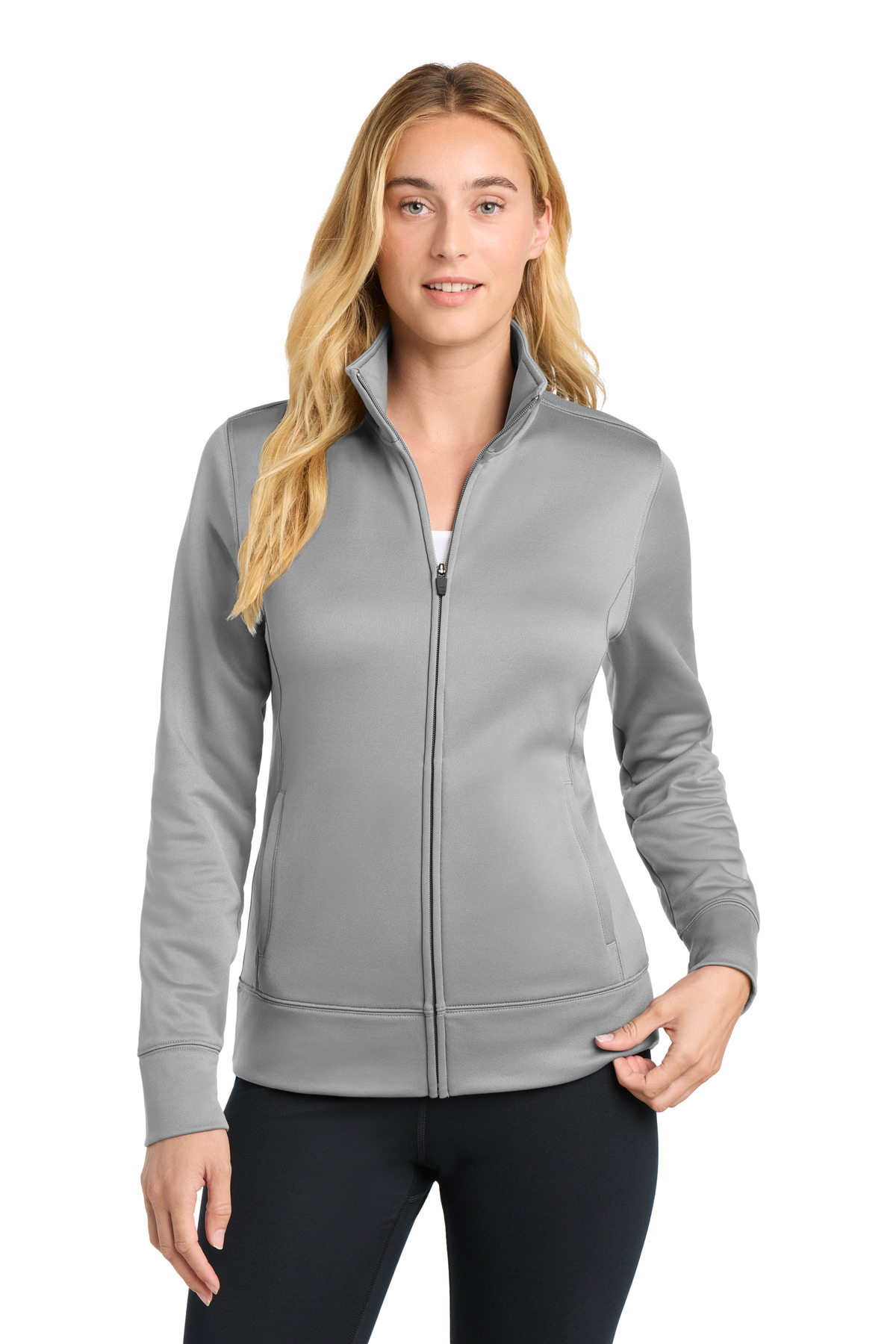 Sport-Tek Women's Sport-Wick Fleece Full-Zip Jacket. LST241 33