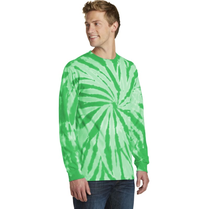 Port & Company Tie-Dye Long Sleeve Tee. 9