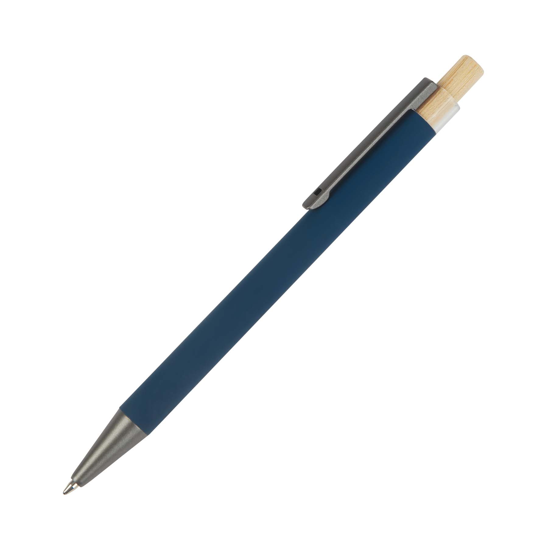 Arundi Recycled Aluminum Pen With Bamboo Plunger 46
