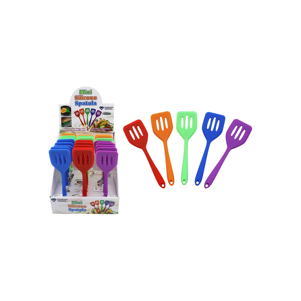 Mini Silicone Spatulas Assorted 8" 2
