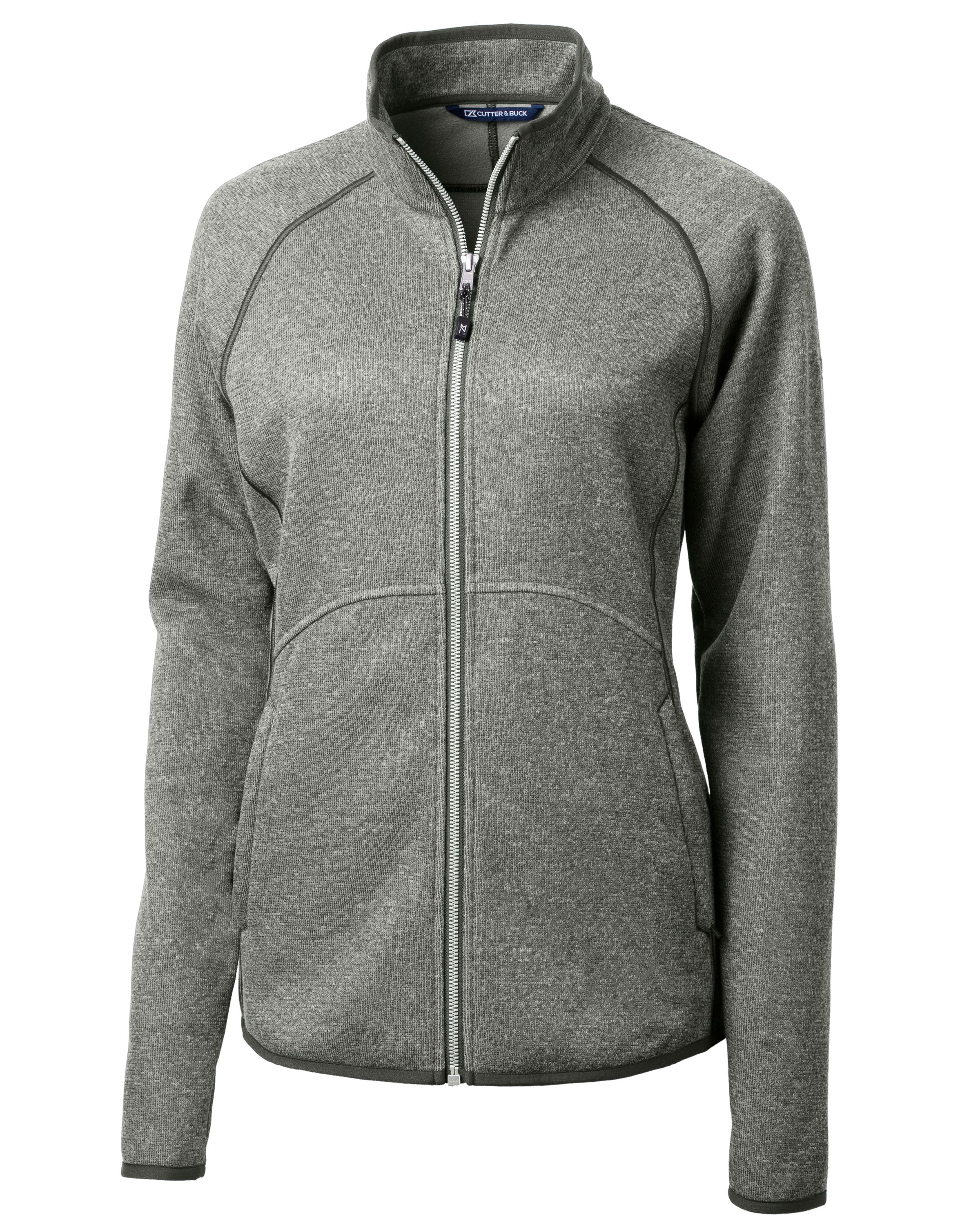 Cutter & Buck Mainsail Sweater-Knit Womens Full Zip Jacket 23