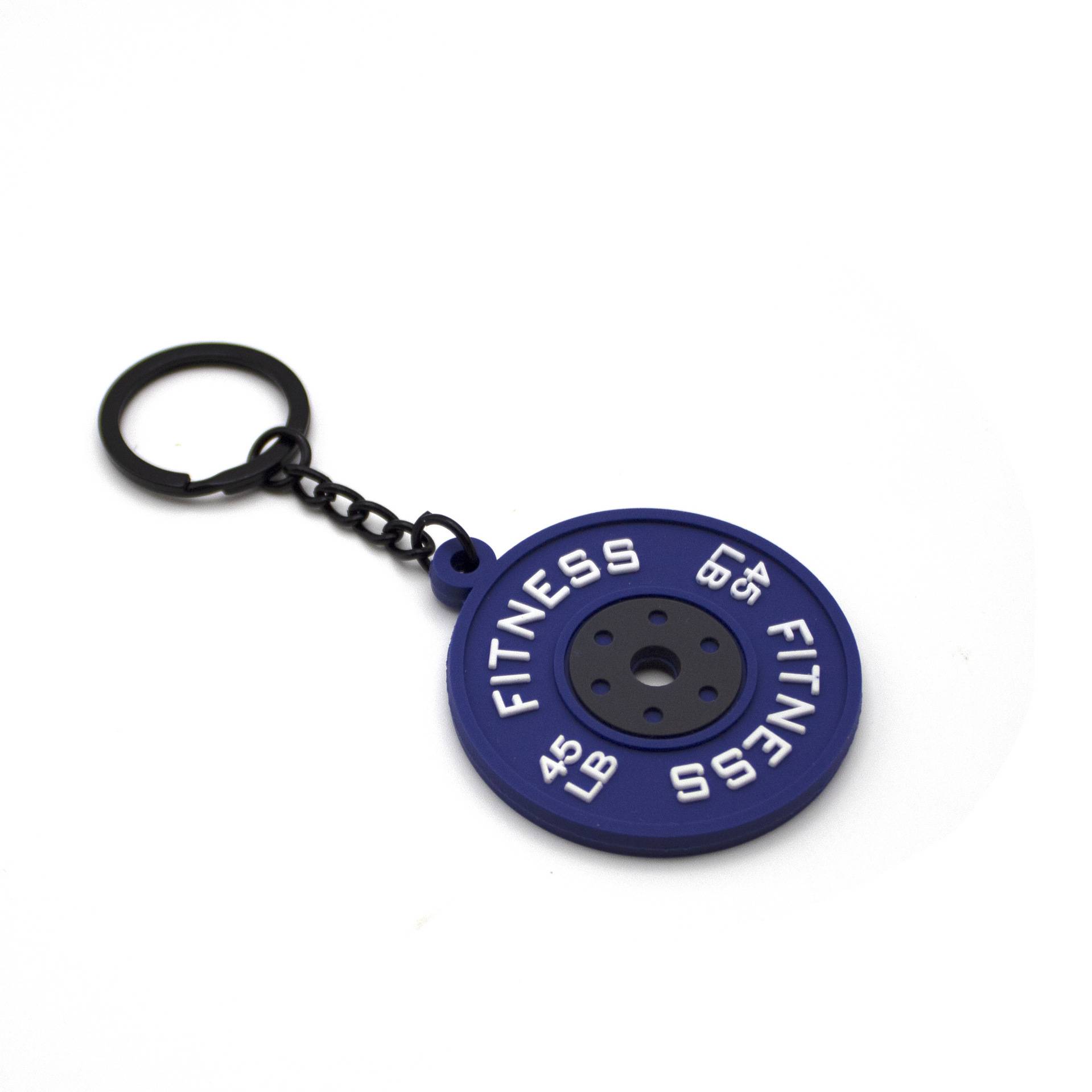 PVC dumbbell key chain 3