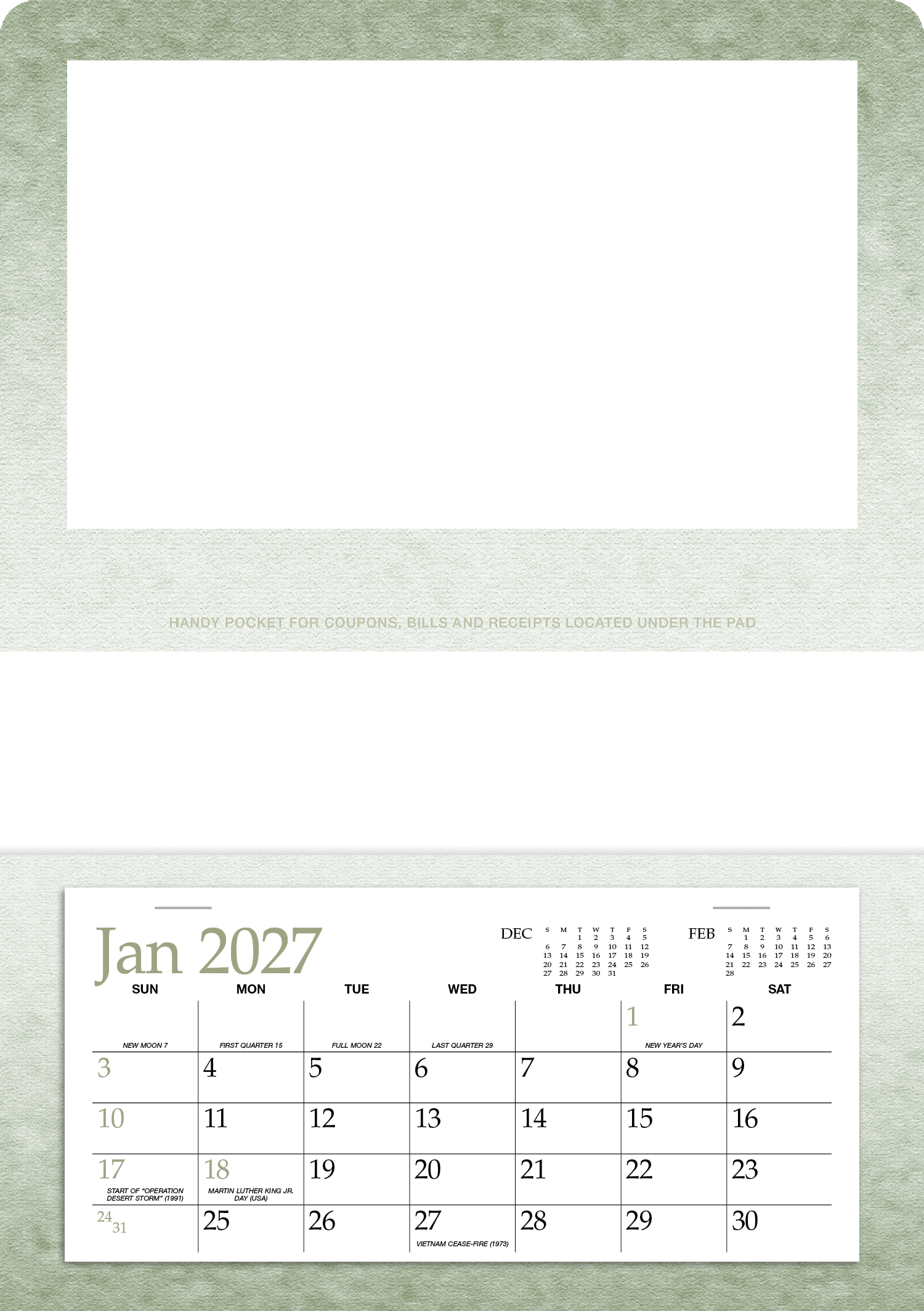 Triumph® Calendars Single Pocket Calendar 57