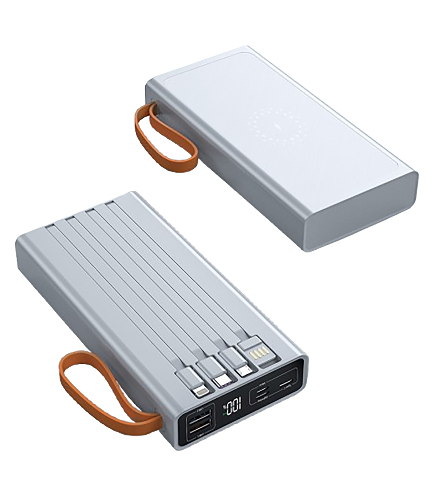 10000Mah Charger Power Bank W/ Light 2