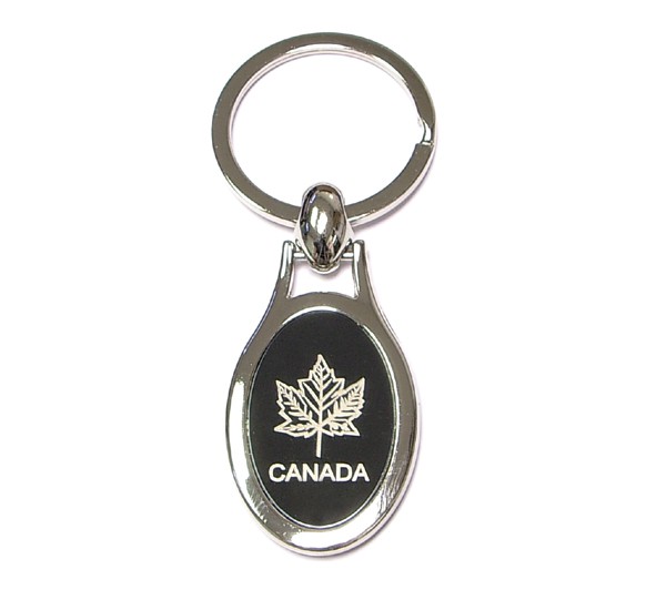 Chrome metal key holder