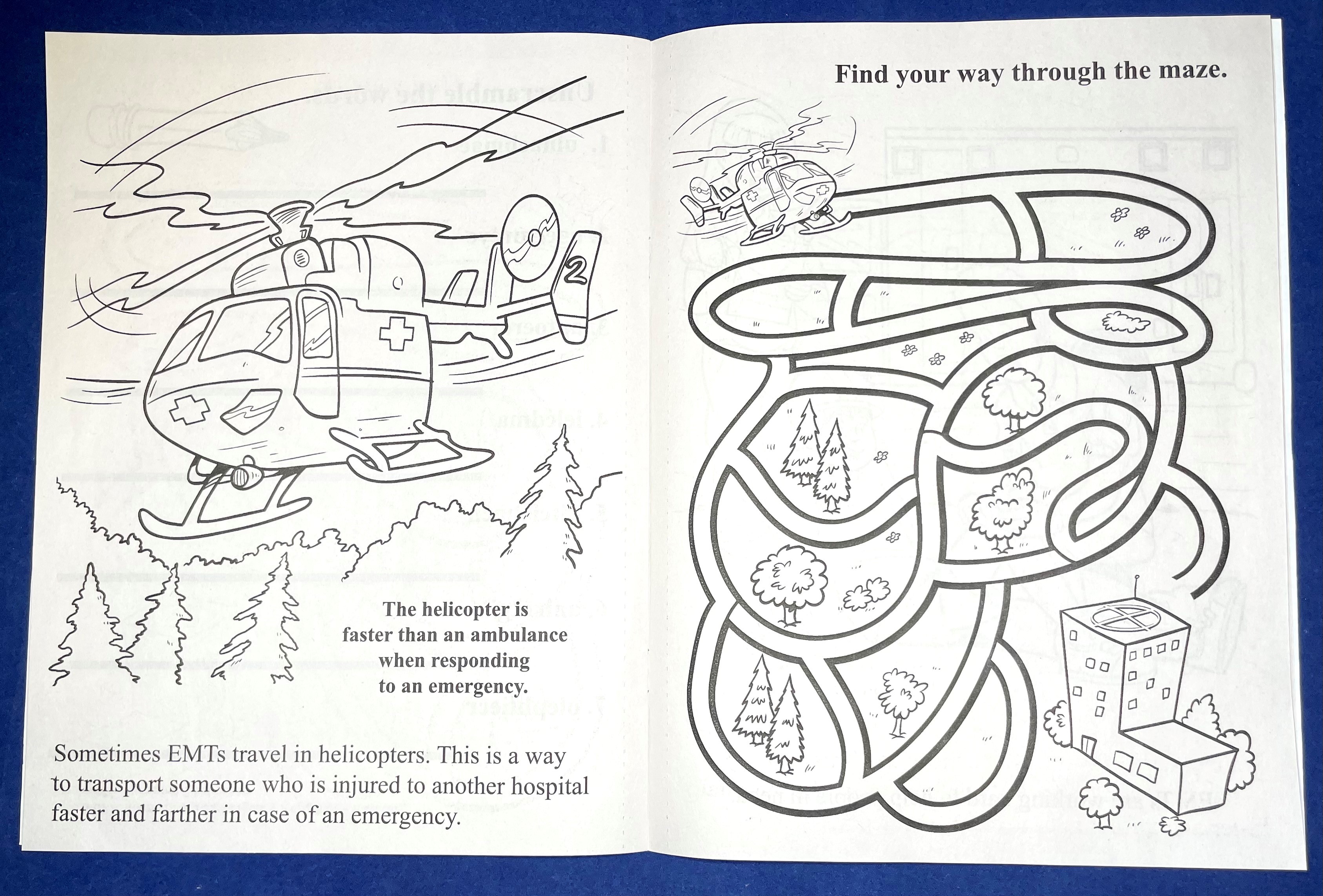 COLORING BOOK - EMTs Help Save Lives Coloring & Activity Book 7