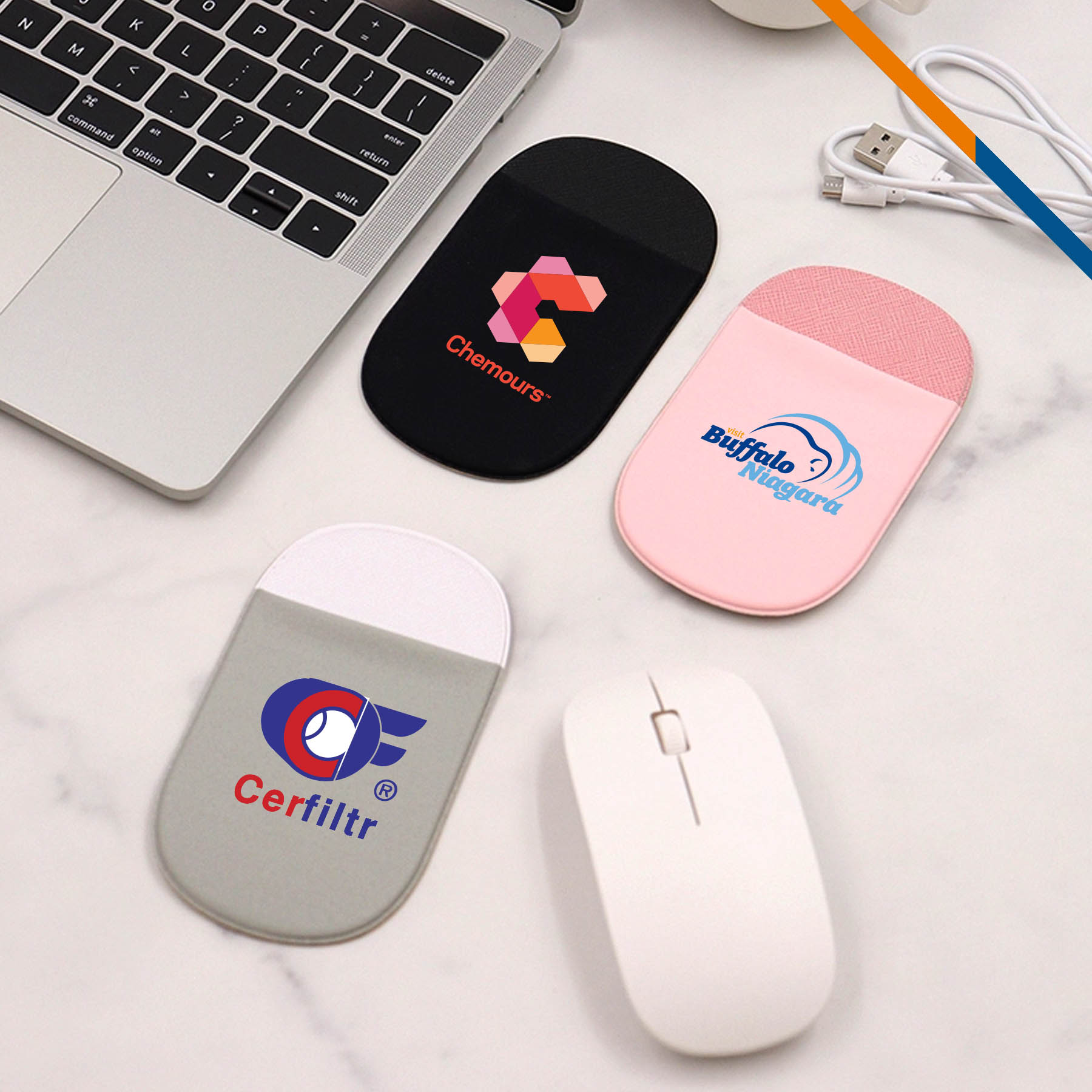 Venkli Stick On Laptop Mouse Pouch 2