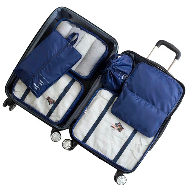 8 Set Packing Cubes Luggage Organizers Bags 5