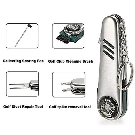 5 in 1 Kit Portable Multi-Pocket Golf Knife With Keychain 2