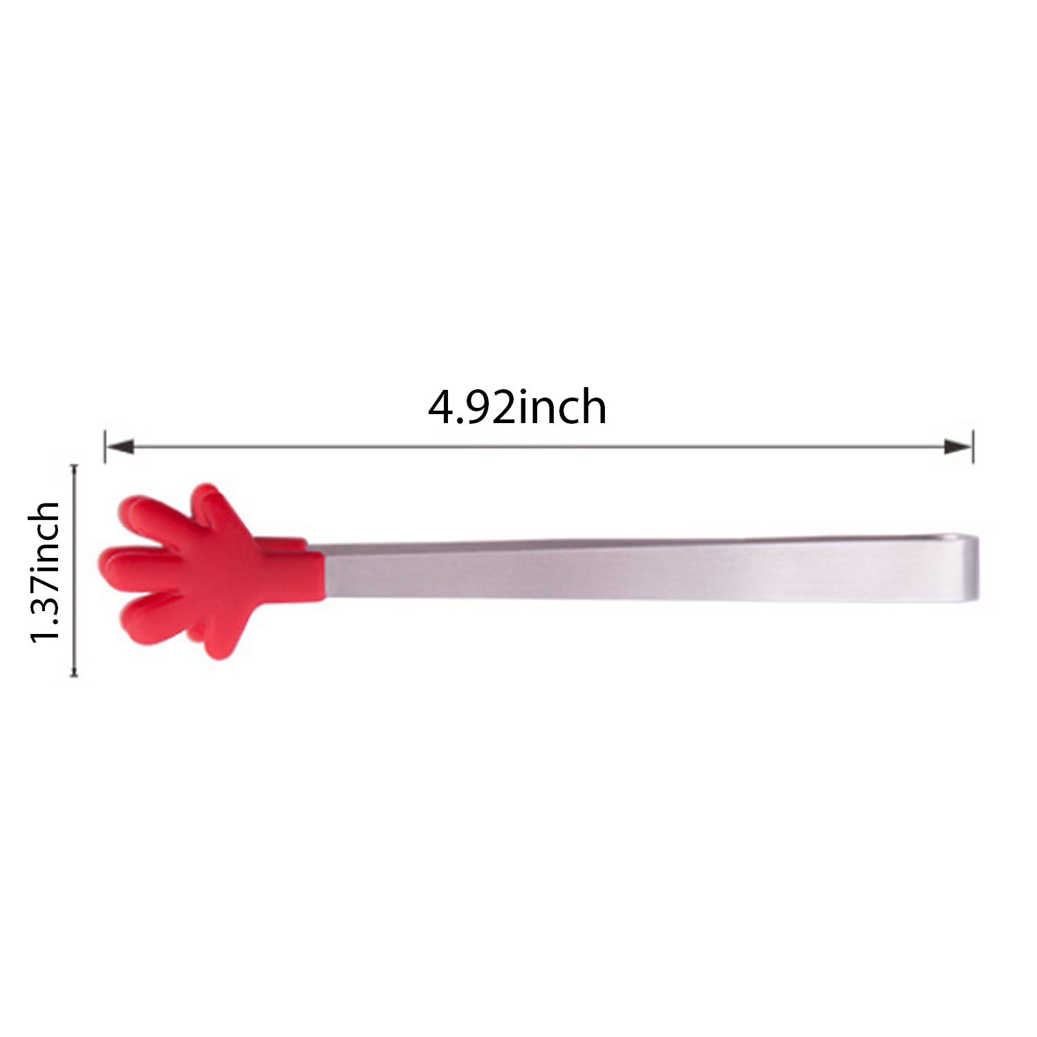 Hand Shape Silicone Mini Kitchen Tong 4