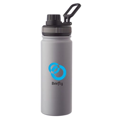 Stainless Steel Water Bottle with Handle - Single Wall, 23 9
