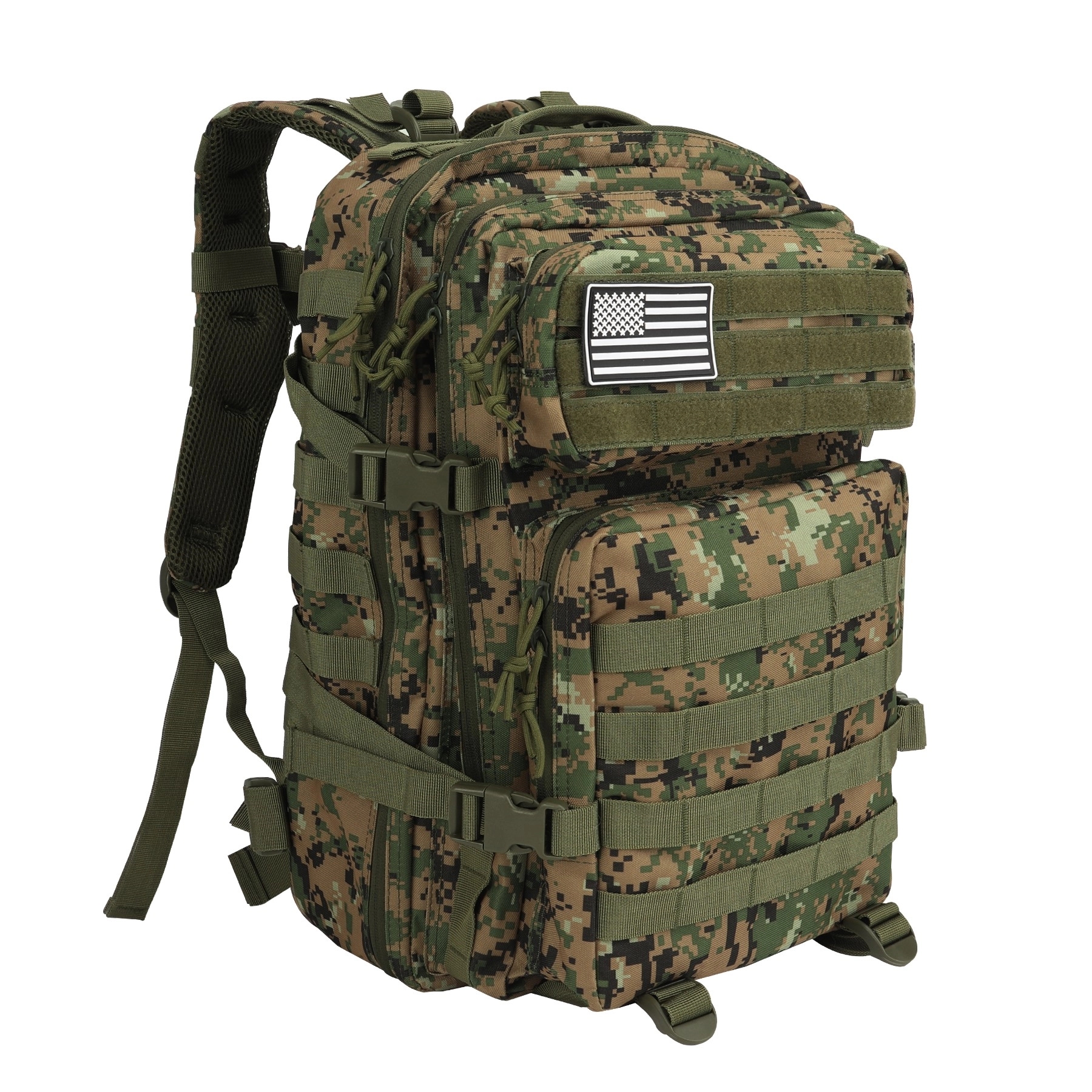 Large Water Resistant MOLLE Tactical Style Backpack 4