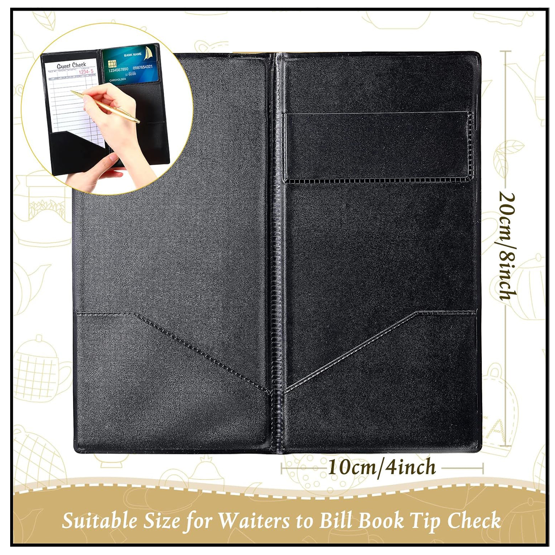 Restaurant Menu and Check Holders 5