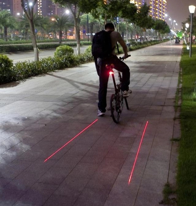 Bicycle Laser Tail Light 2