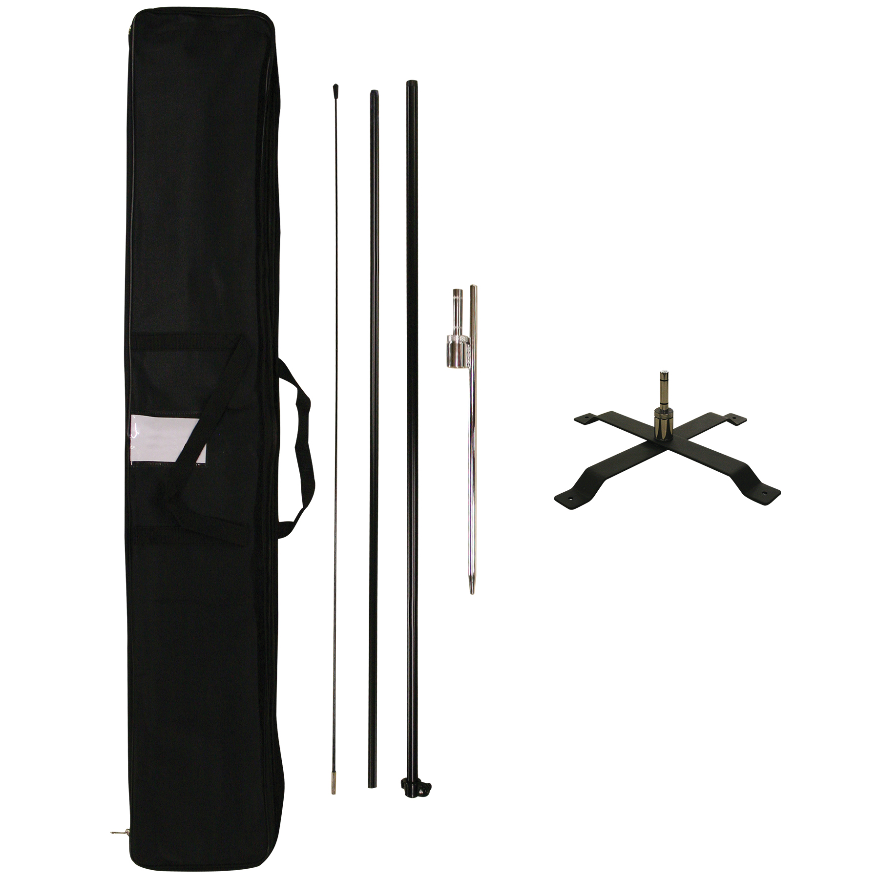 8' Portable Single Reverse Half Drop Kit w/ Cross Base 8