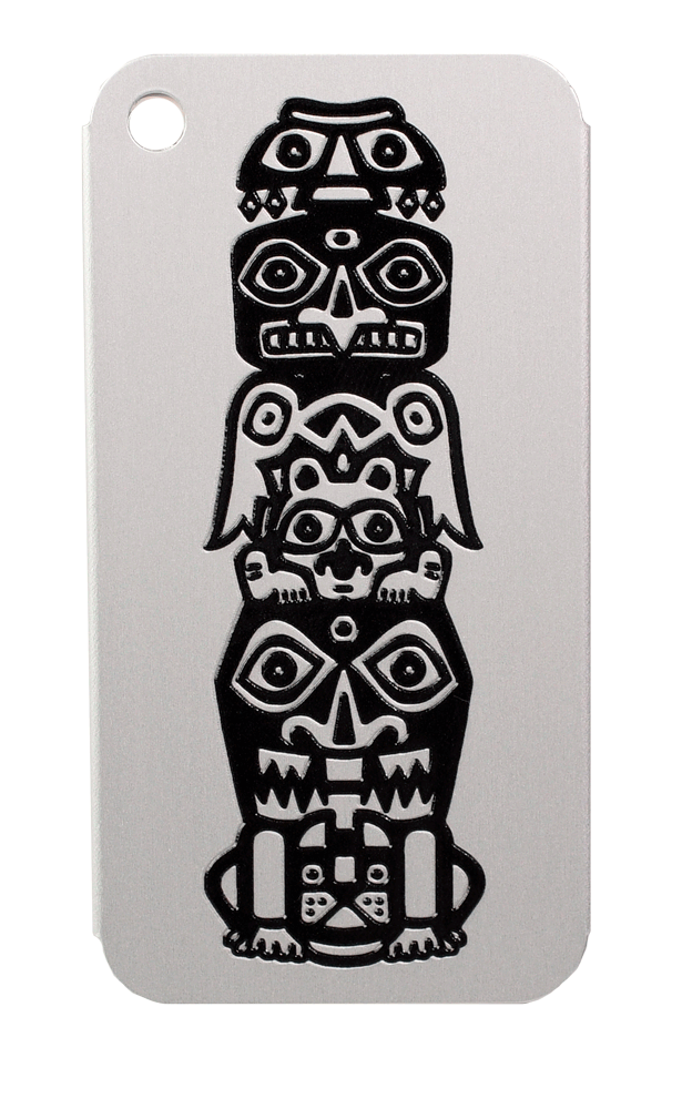 Texture Tone® Aluminum Rectangle Luggage Tag 3