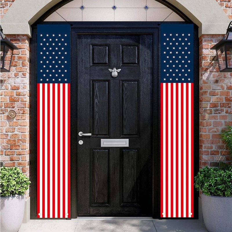 4th of July Porch Signs, Independence Day Door Banners 6