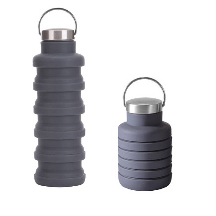 Foldable Silicone Water Bottle Travel Cup 5