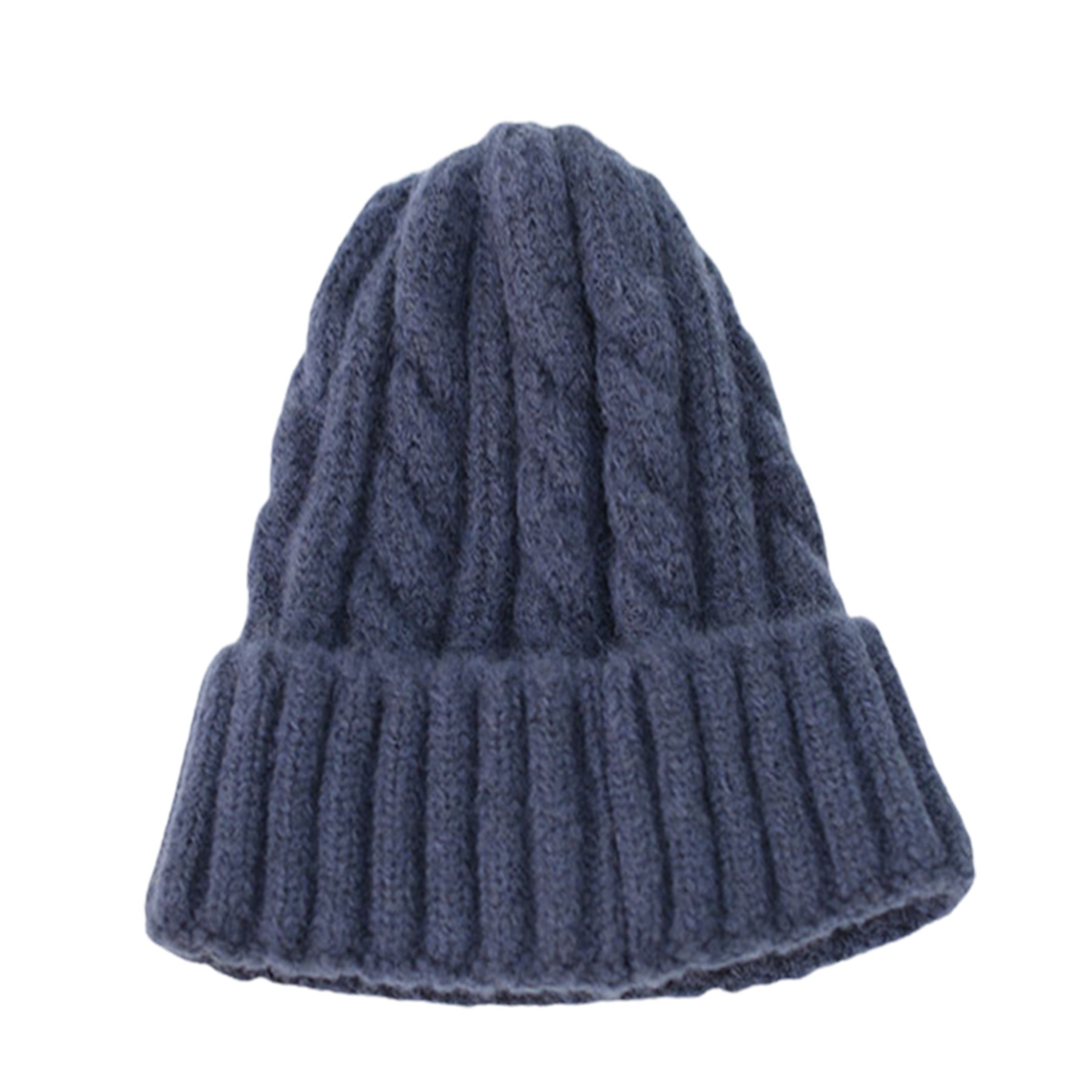 Solid Color Cuff Beanie 5