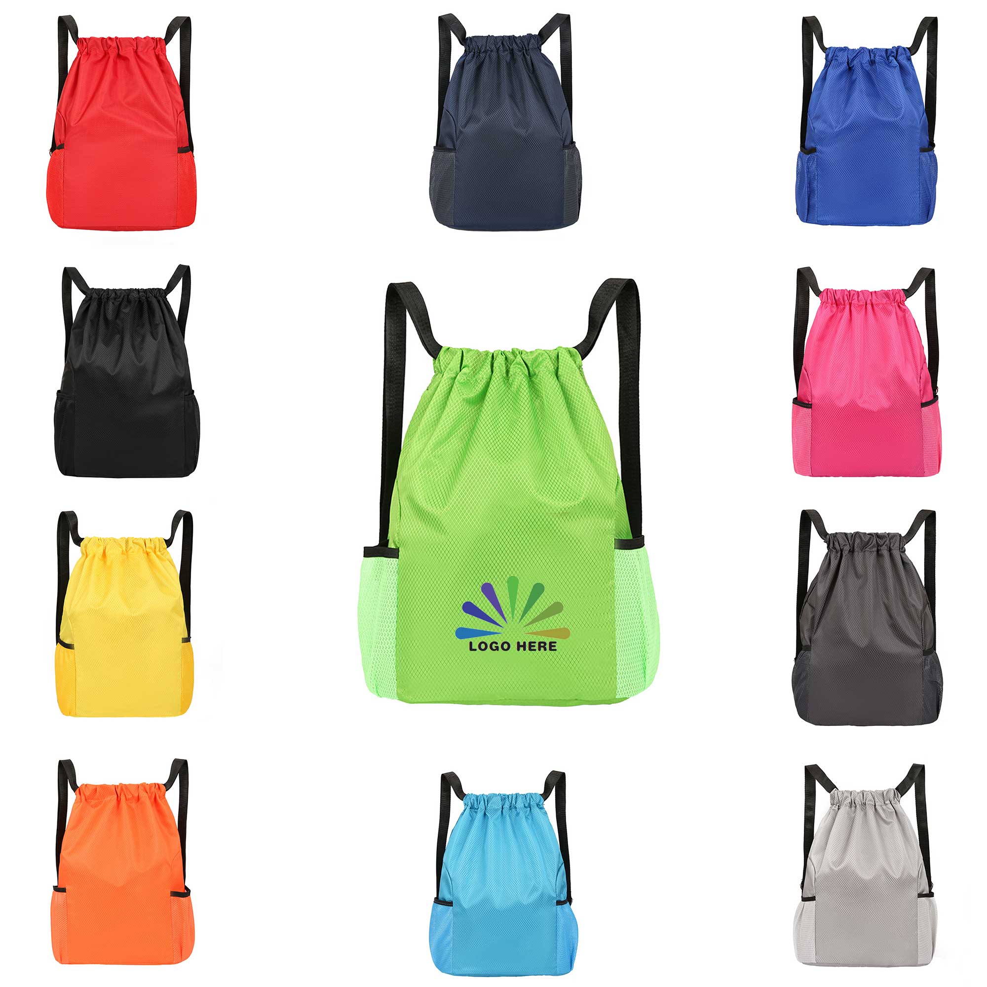 Sports Drawstring Backpack Bag 2